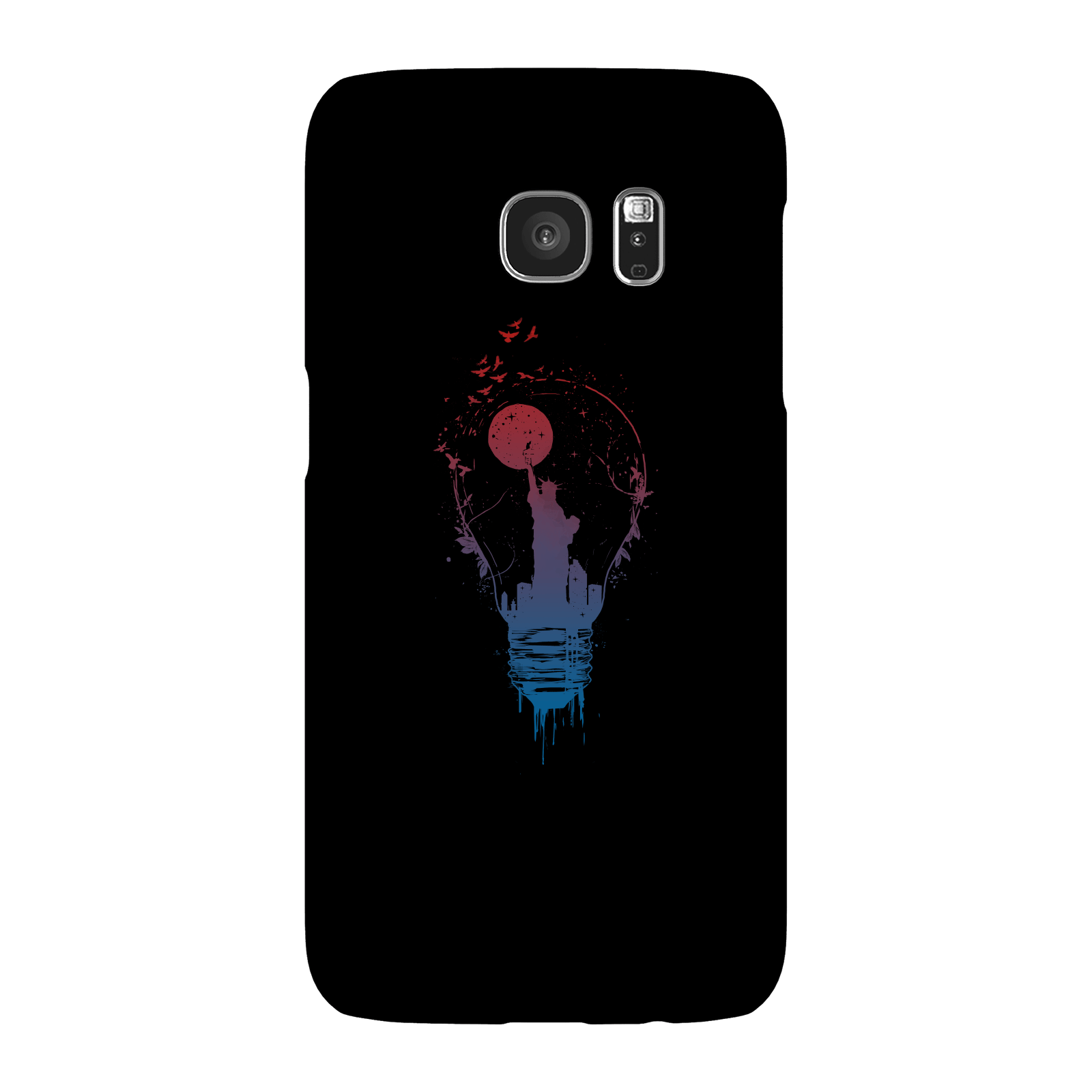 Balazs Solti NYC Moon Phone Case for iPhone and Android - Samsung S7 - Snap Case - Matte