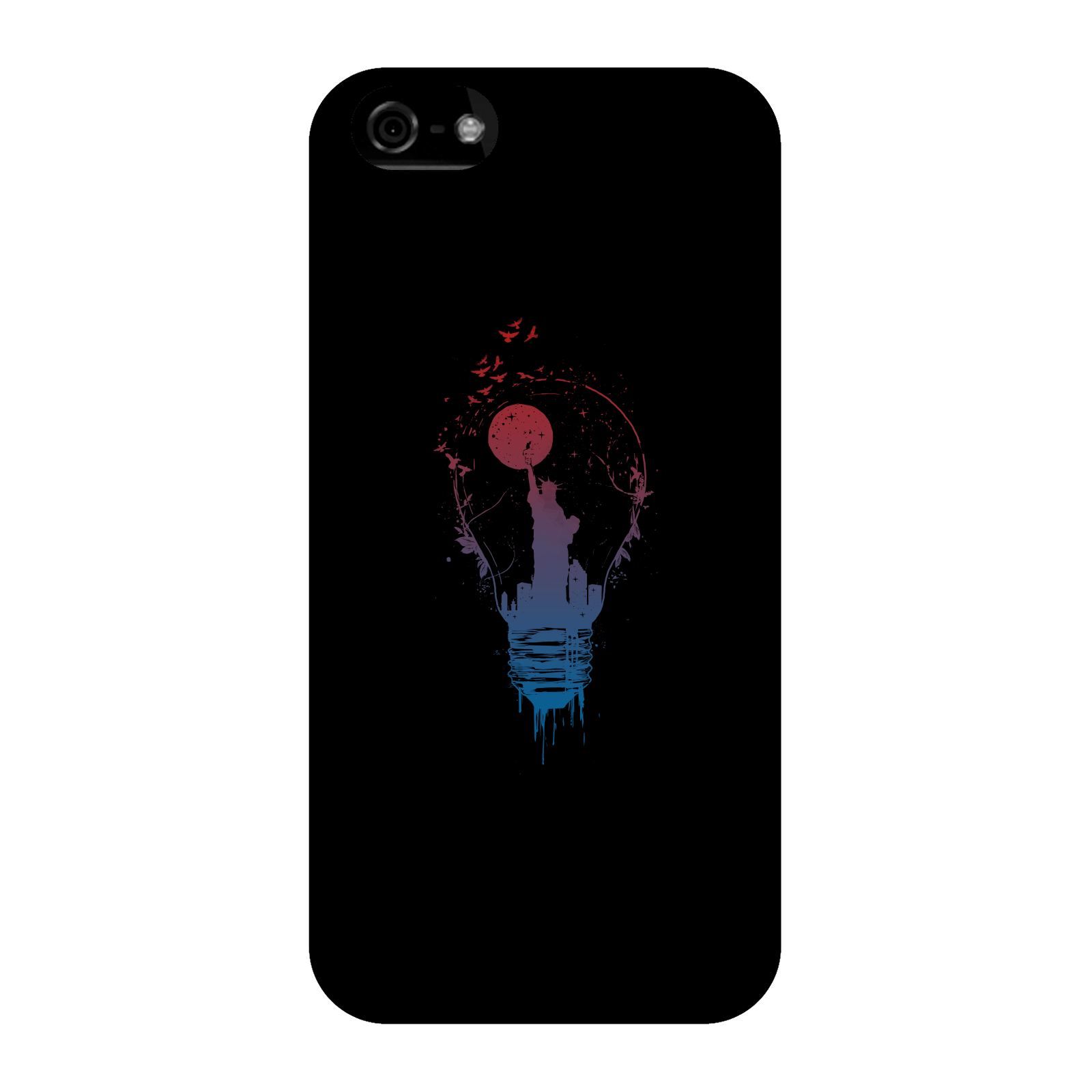 Balazs Solti NYC Moon Phone Case for iPhone and Android - iPhone 5C - Snap Case - Gloss