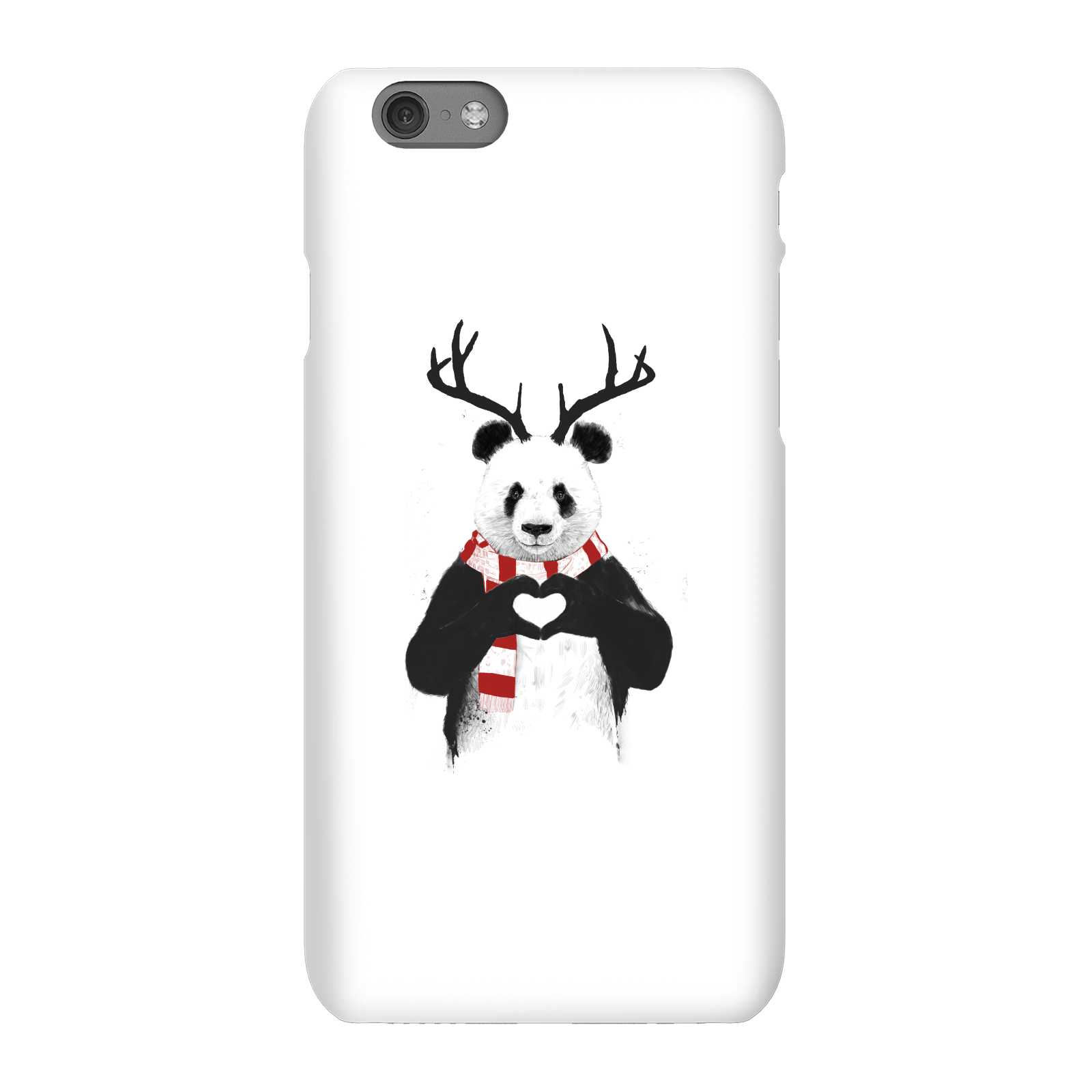 Balazs Solti Winter Panda Phone Case for iPhone and Android - iPhone 6S - Snap Case - Matte