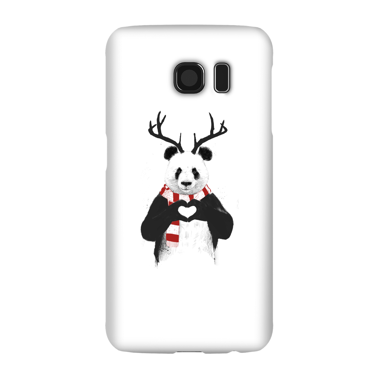 Balazs Solti Winter Panda Phone Case for iPhone and Android - Samsung S6 - Snap Case - Matte