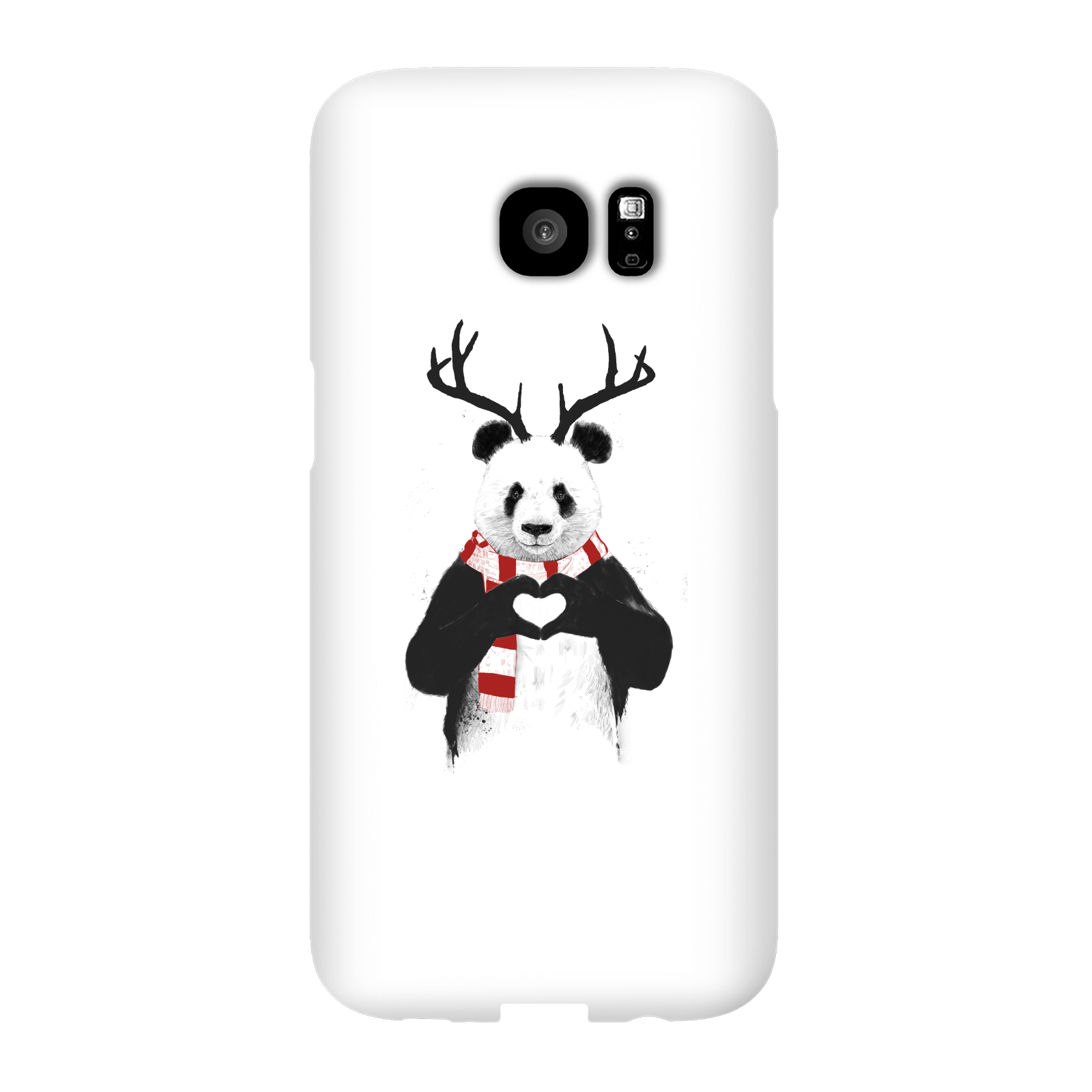Balazs Solti Winter Panda Phone Case for iPhone and Android - Samsung S7 Edge - Snap Case - Matte