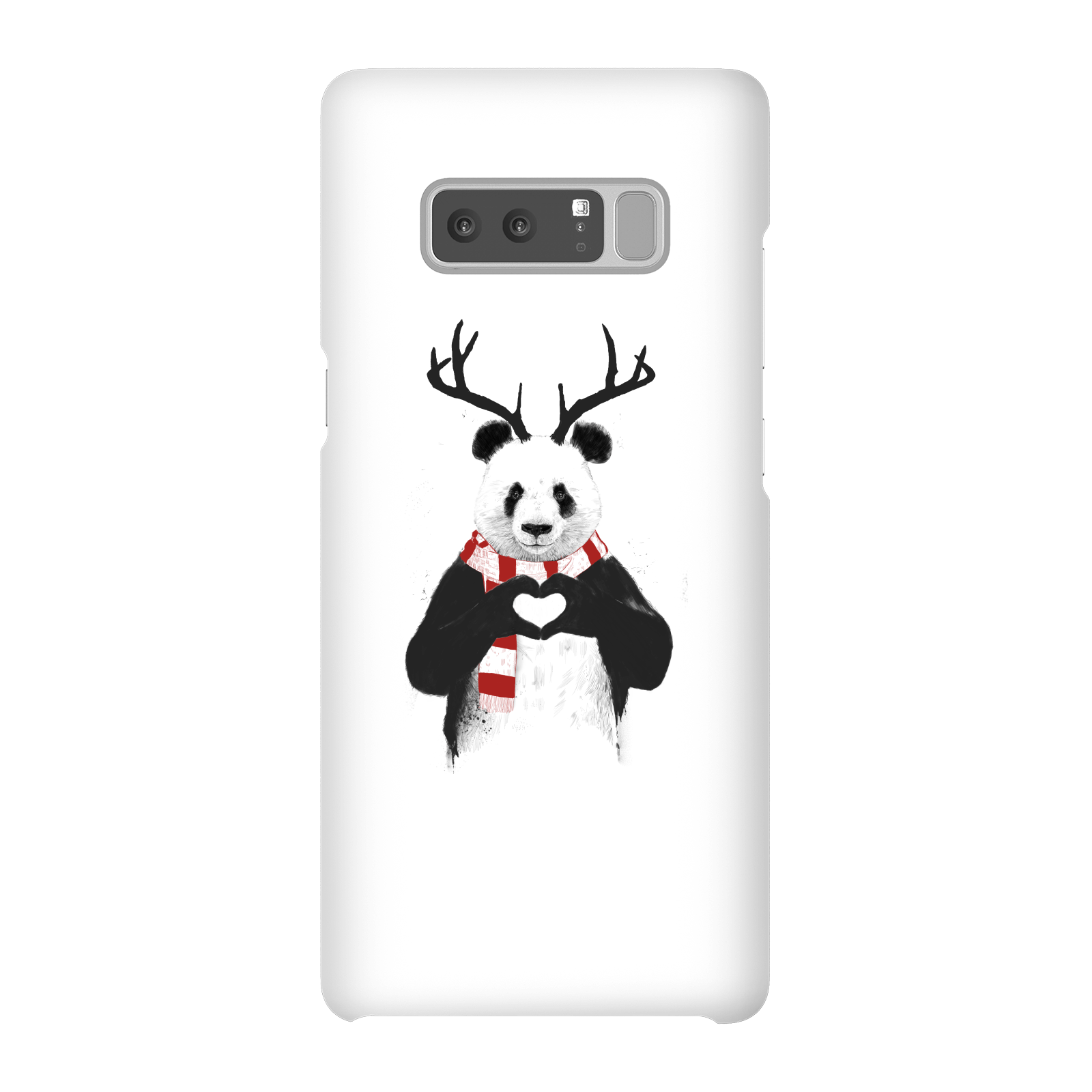 Balazs Solti Winter Panda Phone Case for iPhone and Android - Samsung Note 8 - Snap Case - Matte