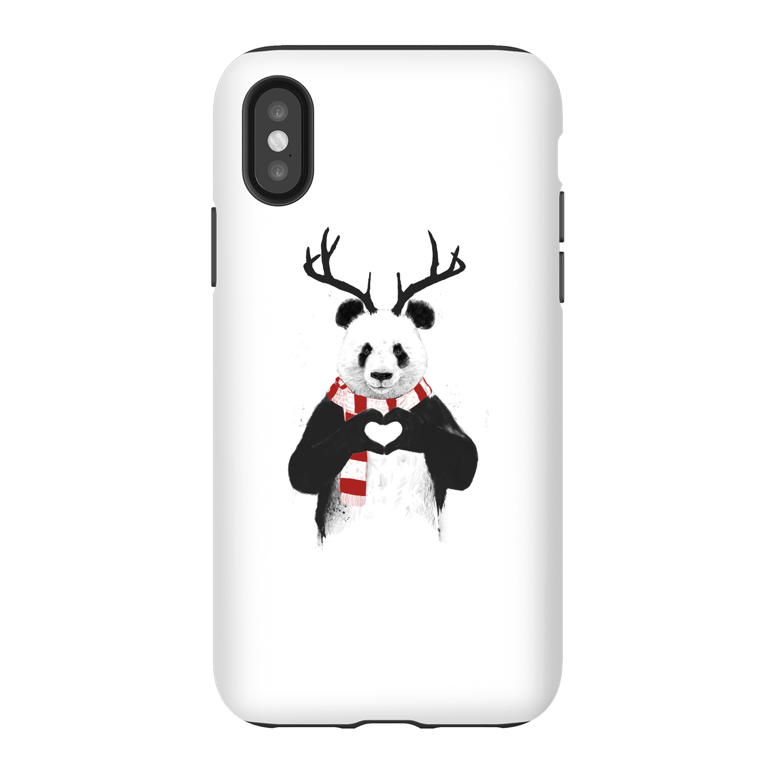 Balazs Solti Winter Panda Phone Case for iPhone and Android - iPhone X - Tough Case - Matte