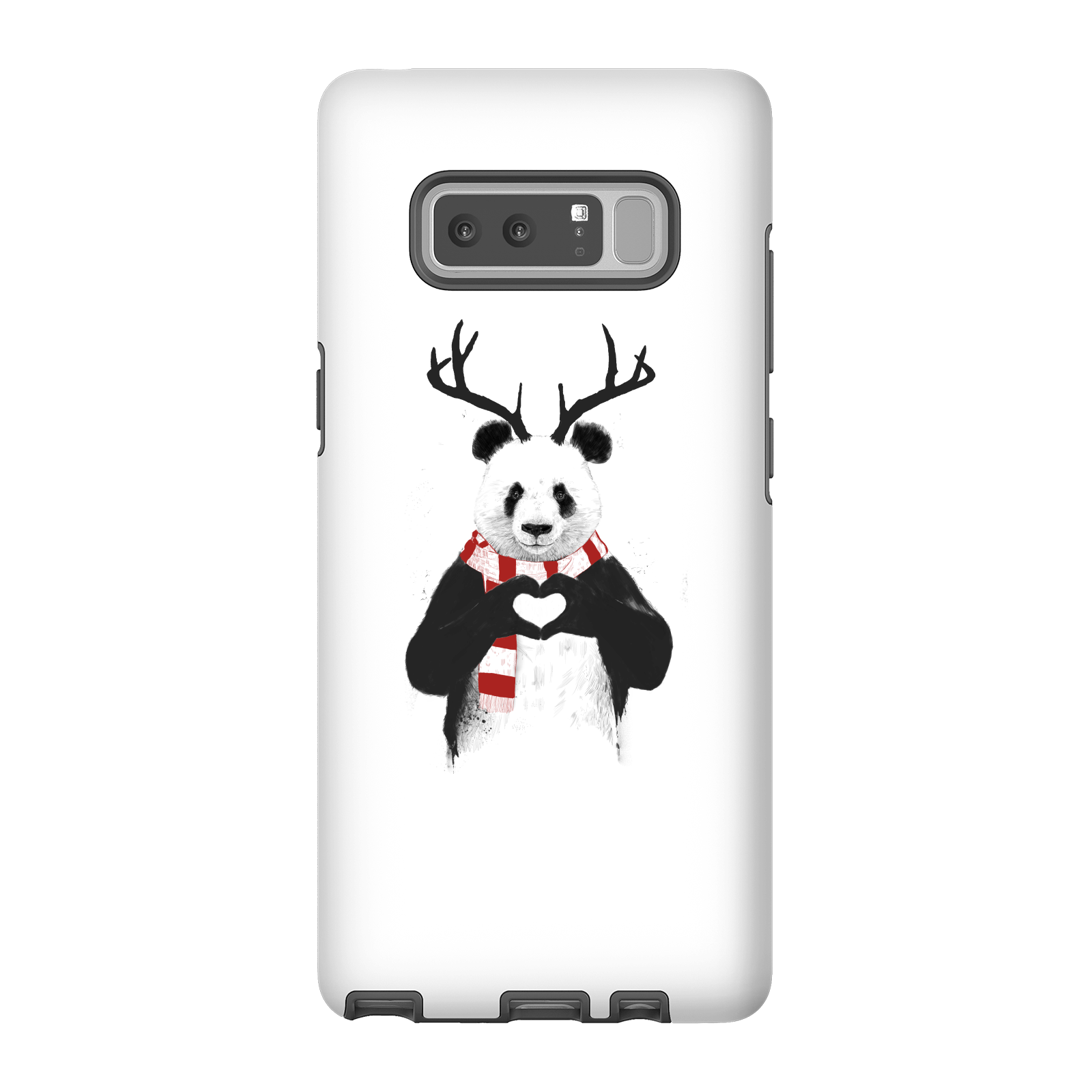 Balazs Solti Winter Panda Phone Case for iPhone and Android - Samsung Note 8 - Tough Case - Matte