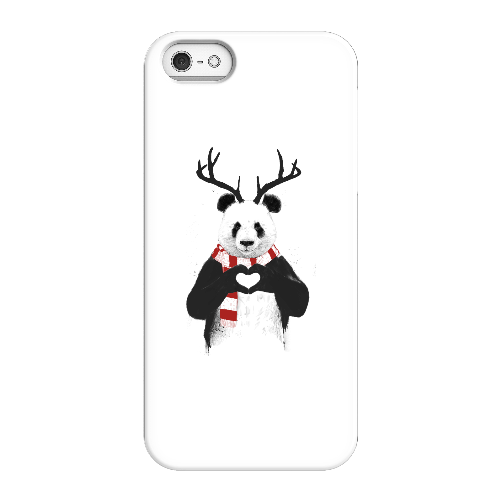 Balazs Solti Winter Panda Phone Case for iPhone and Android - iPhone 5/5s - Snap Case - Gloss