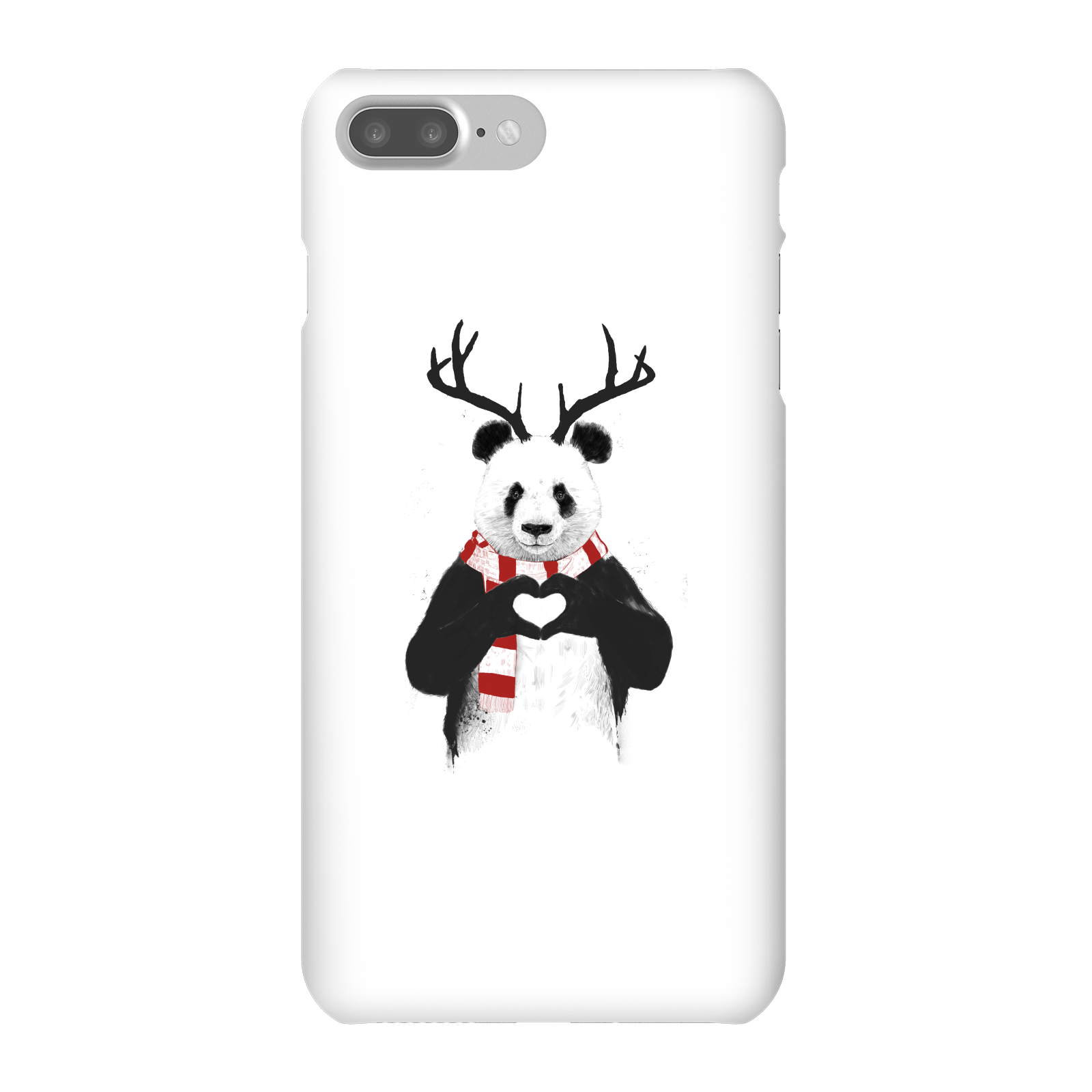 Balazs Solti Winter Panda Phone Case for iPhone and Android - iPhone 7 Plus - Snap Case - Gloss