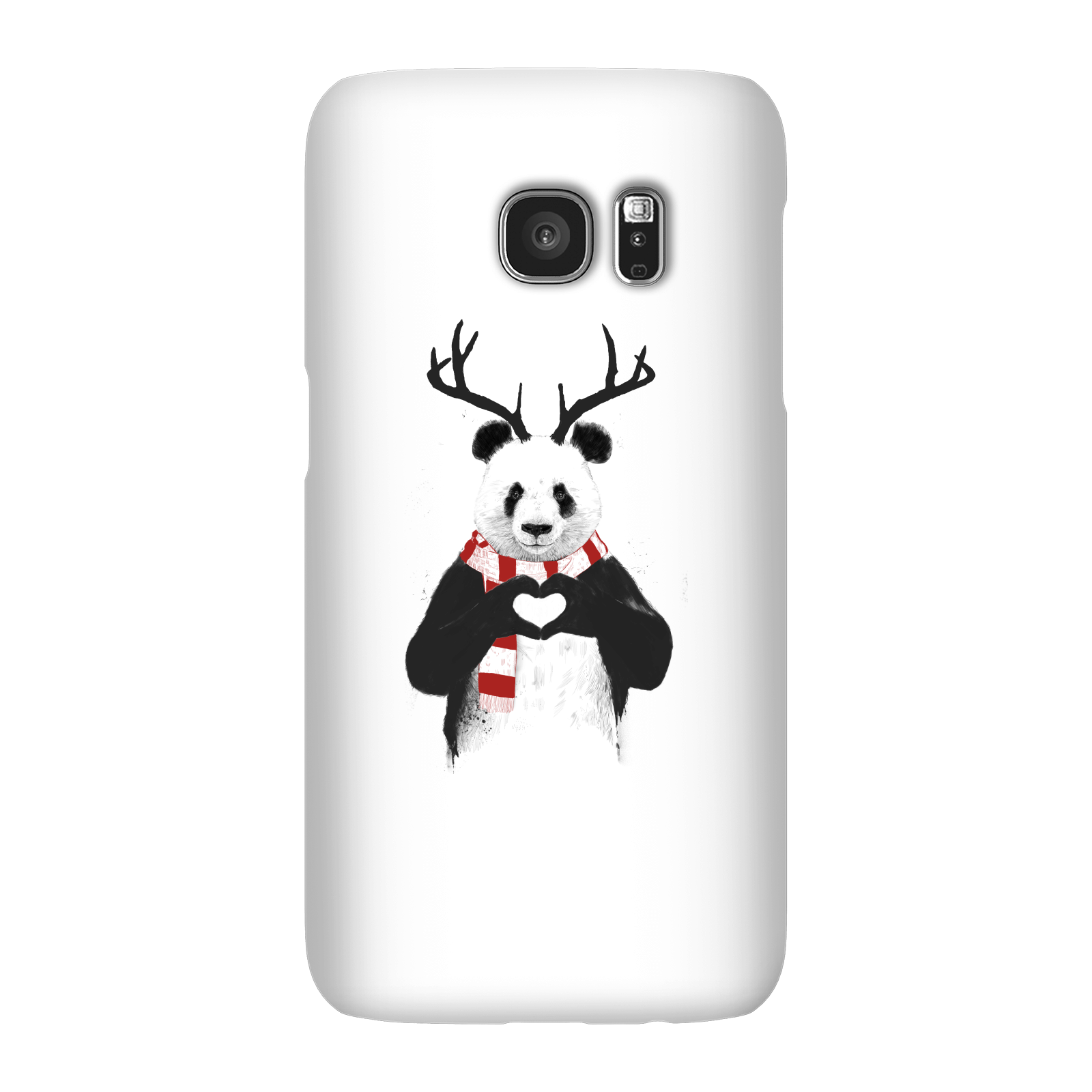 Balazs Solti Winter Panda Phone Case for iPhone and Android - Samsung S7 - Snap Case - Gloss