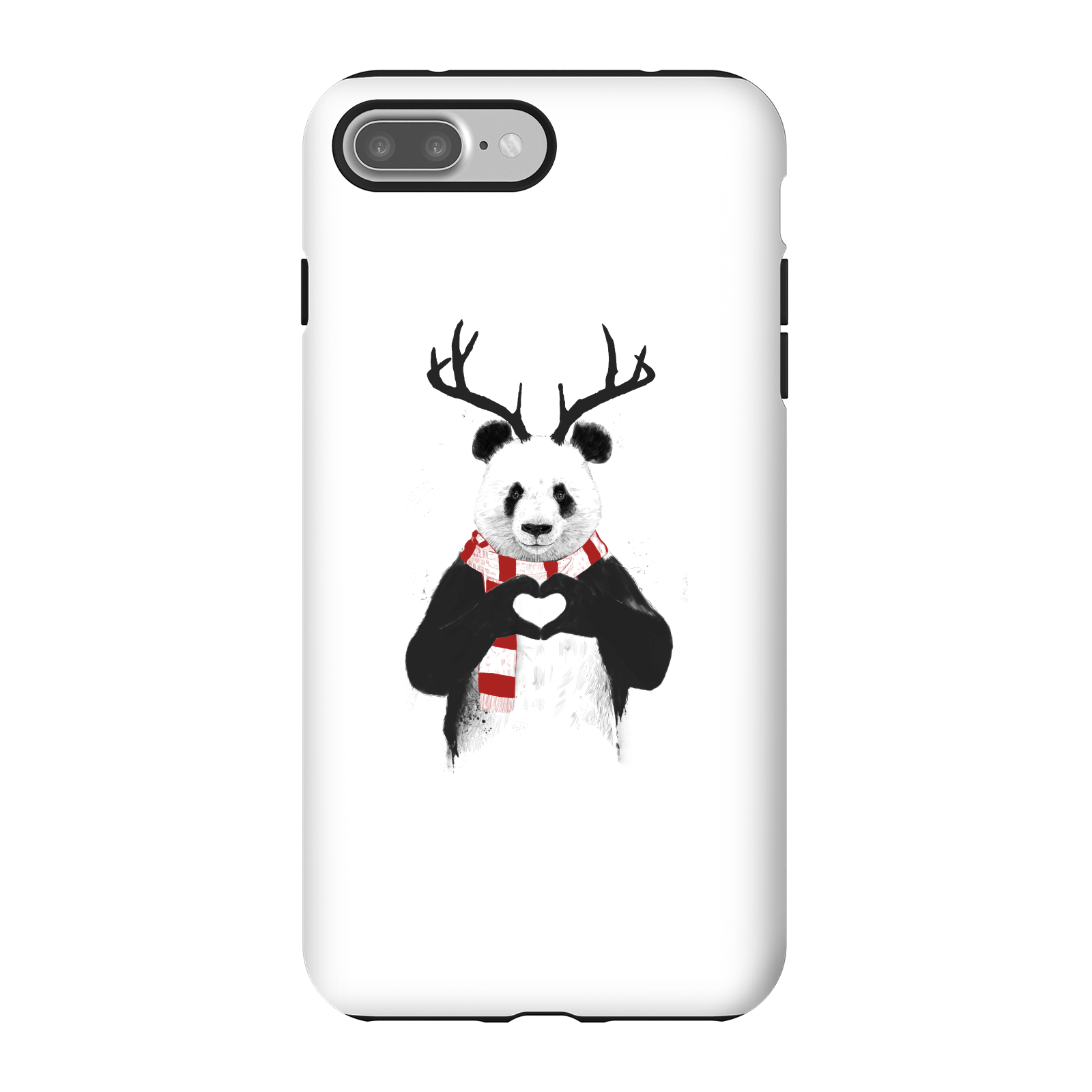Balazs Solti Winter Panda Phone Case for iPhone and Android - iPhone 7 Plus - Tough Case - Gloss