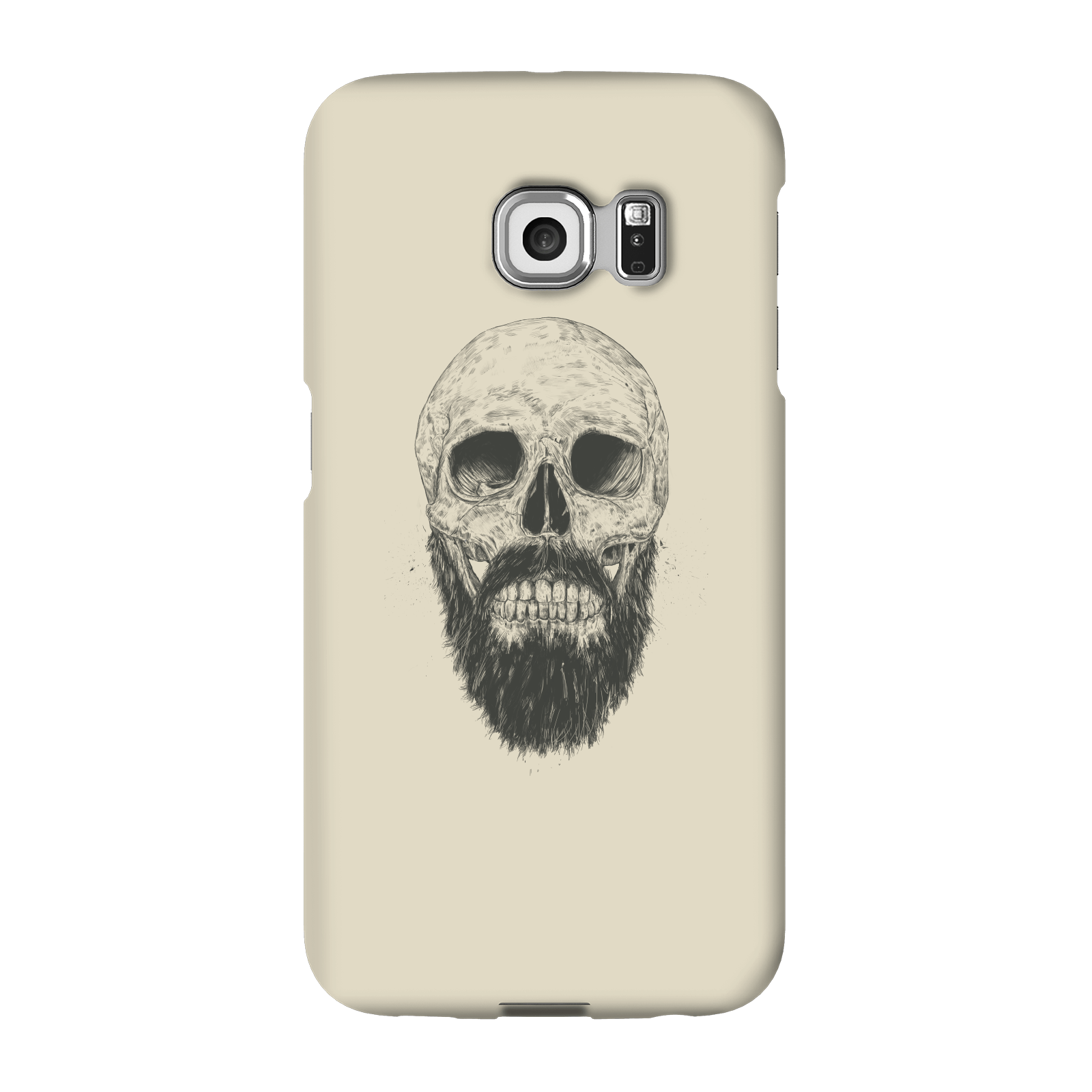 Balazs Solti Bearded Skull Phone Case for iPhone and Android - Samsung S6 Edge Plus - Snap Case - Matte