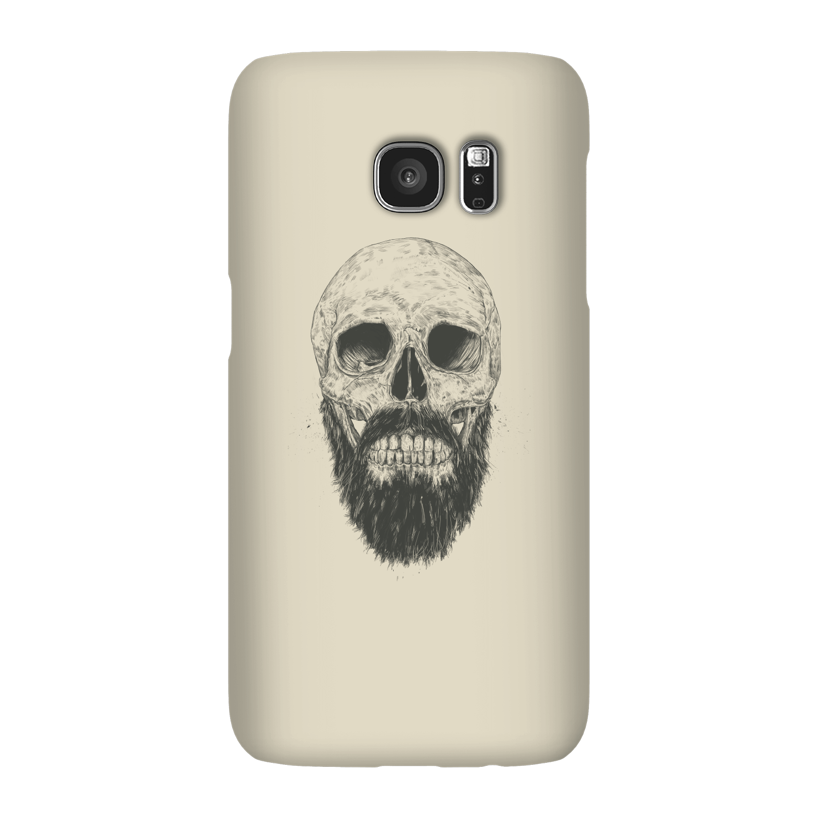 Balazs Solti Bearded Skull Phone Case for iPhone and Android - Samsung S7 - Snap Case - Matte
