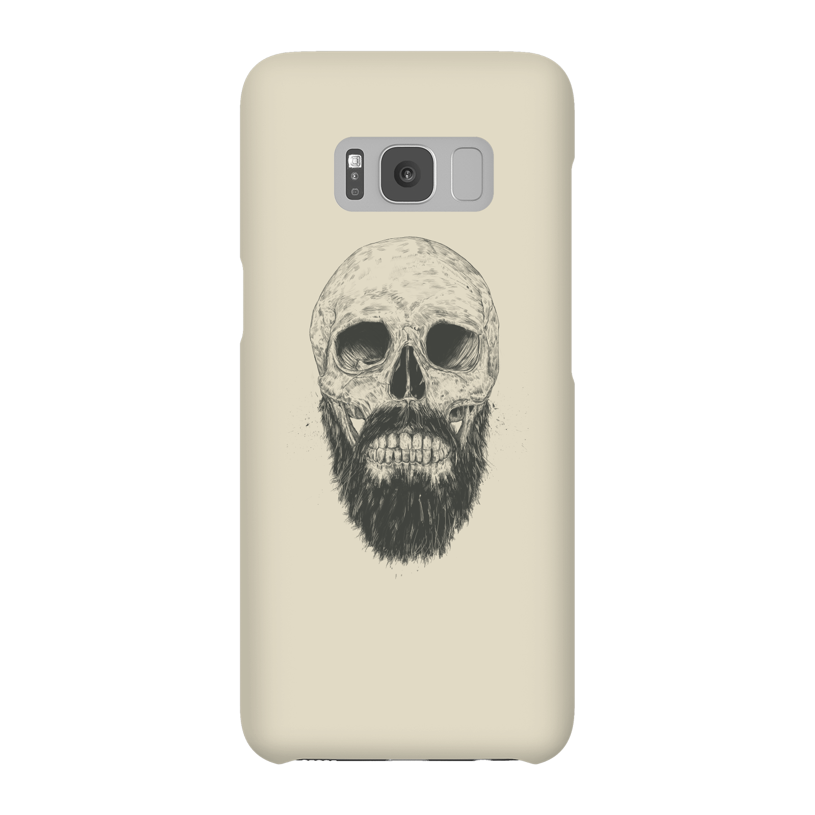 Balazs Solti Bearded Skull Phone Case for iPhone and Android - Samsung S8 - Snap Case - Matte