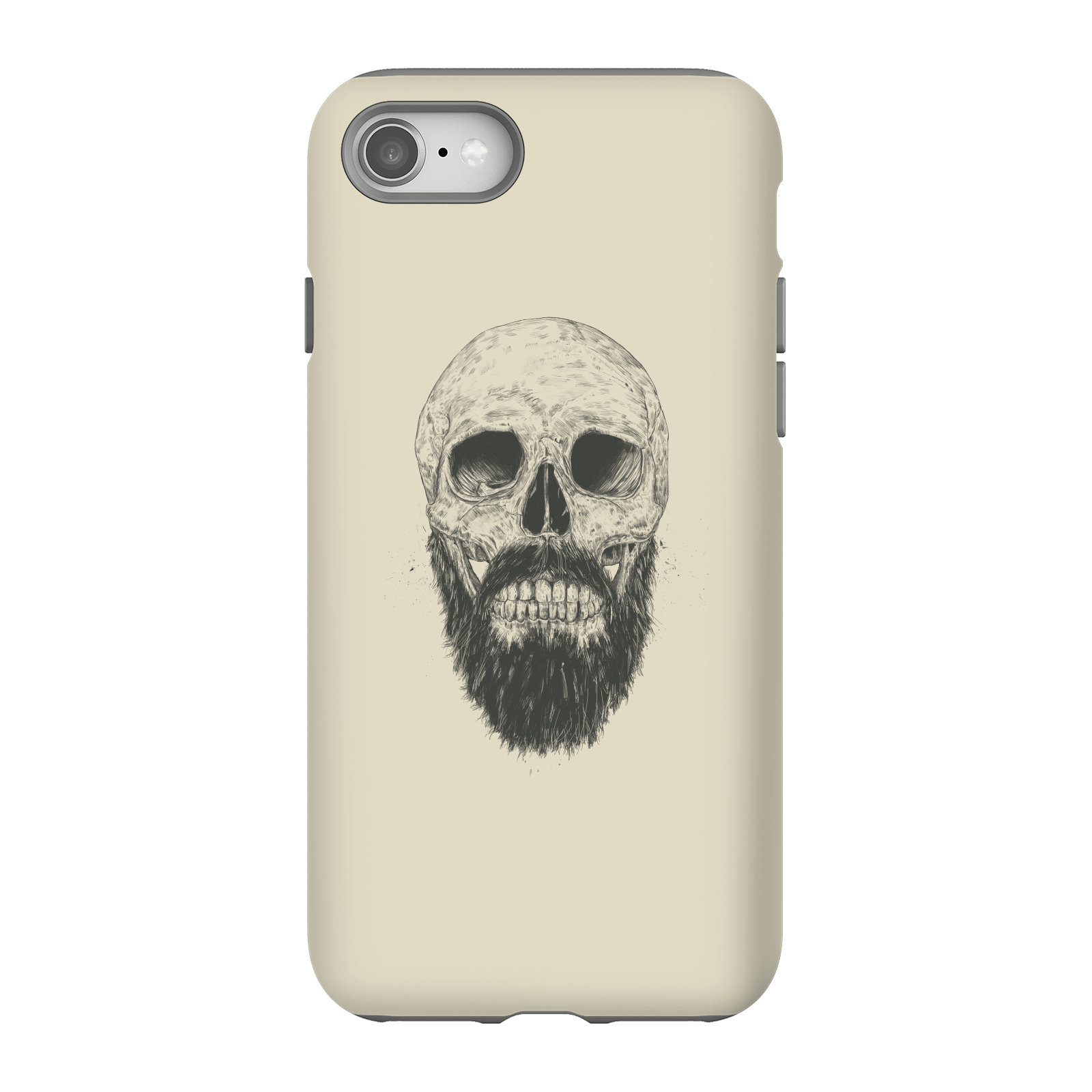 Balazs Solti Bearded Skull Phone Case for iPhone and Android - iPhone 8 - Tough Case - Matte