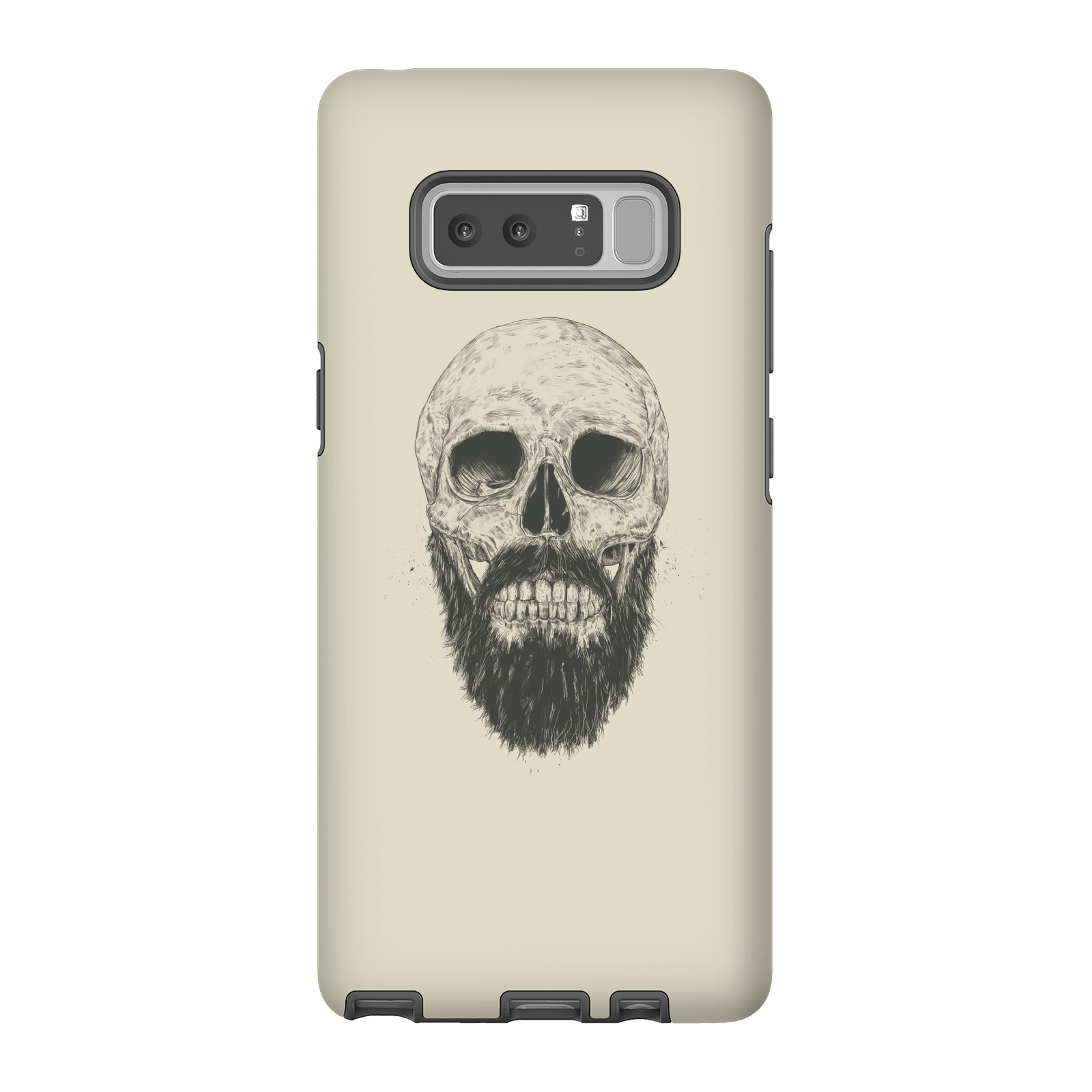 Balazs Solti Bearded Skull Phone Case for iPhone and Android - Samsung Note 8 - Tough Case - Matte