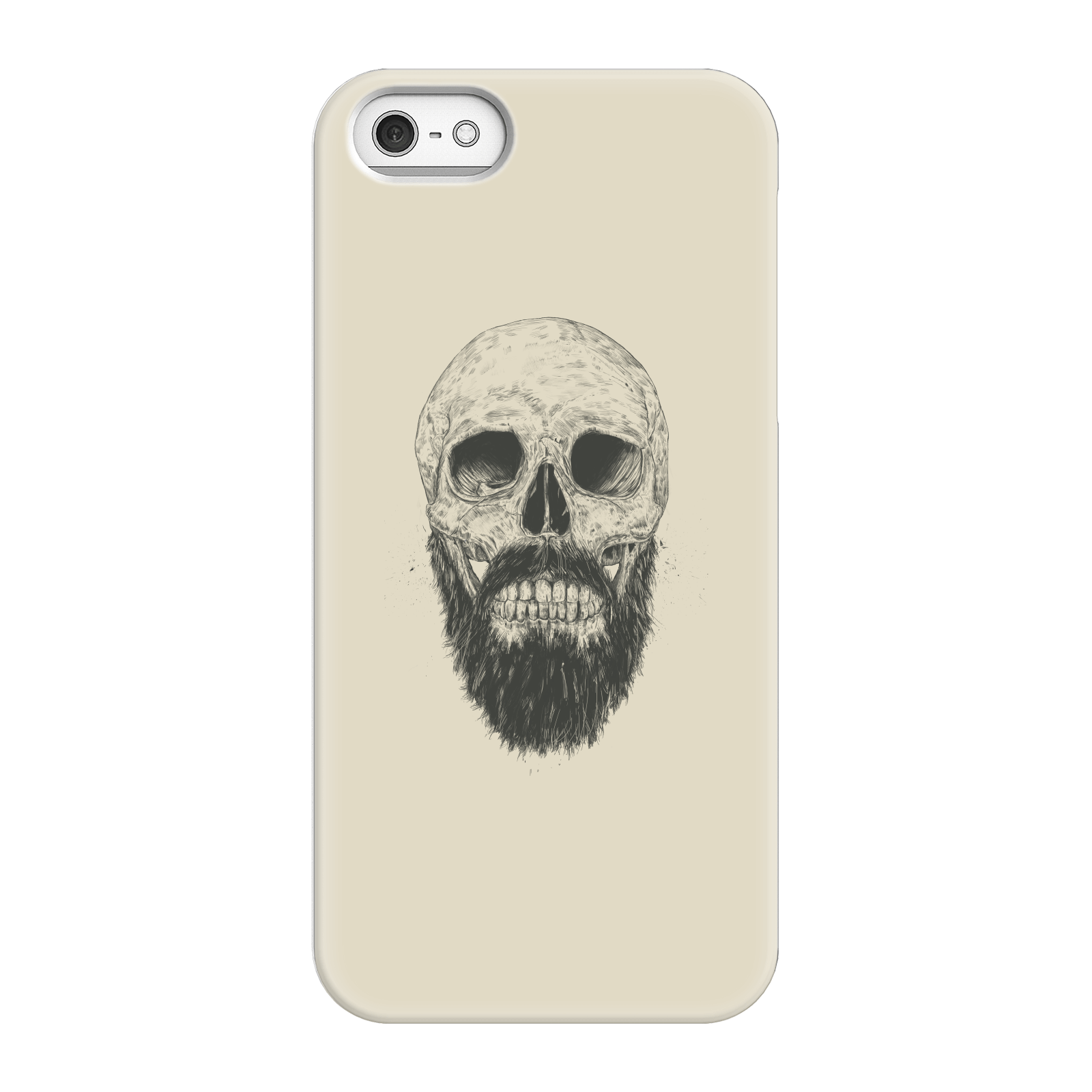 Balazs Solti Bearded Skull Phone Case for iPhone and Android - iPhone 5/5s - Snap Case - Gloss