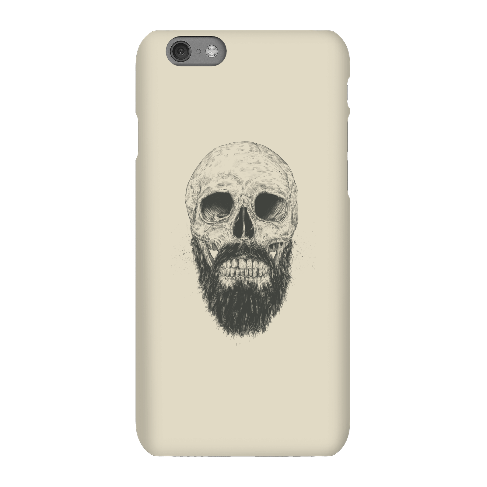 Balazs Solti Bearded Skull Phone Case for iPhone and Android - iPhone 6S - Snap Case - Gloss
