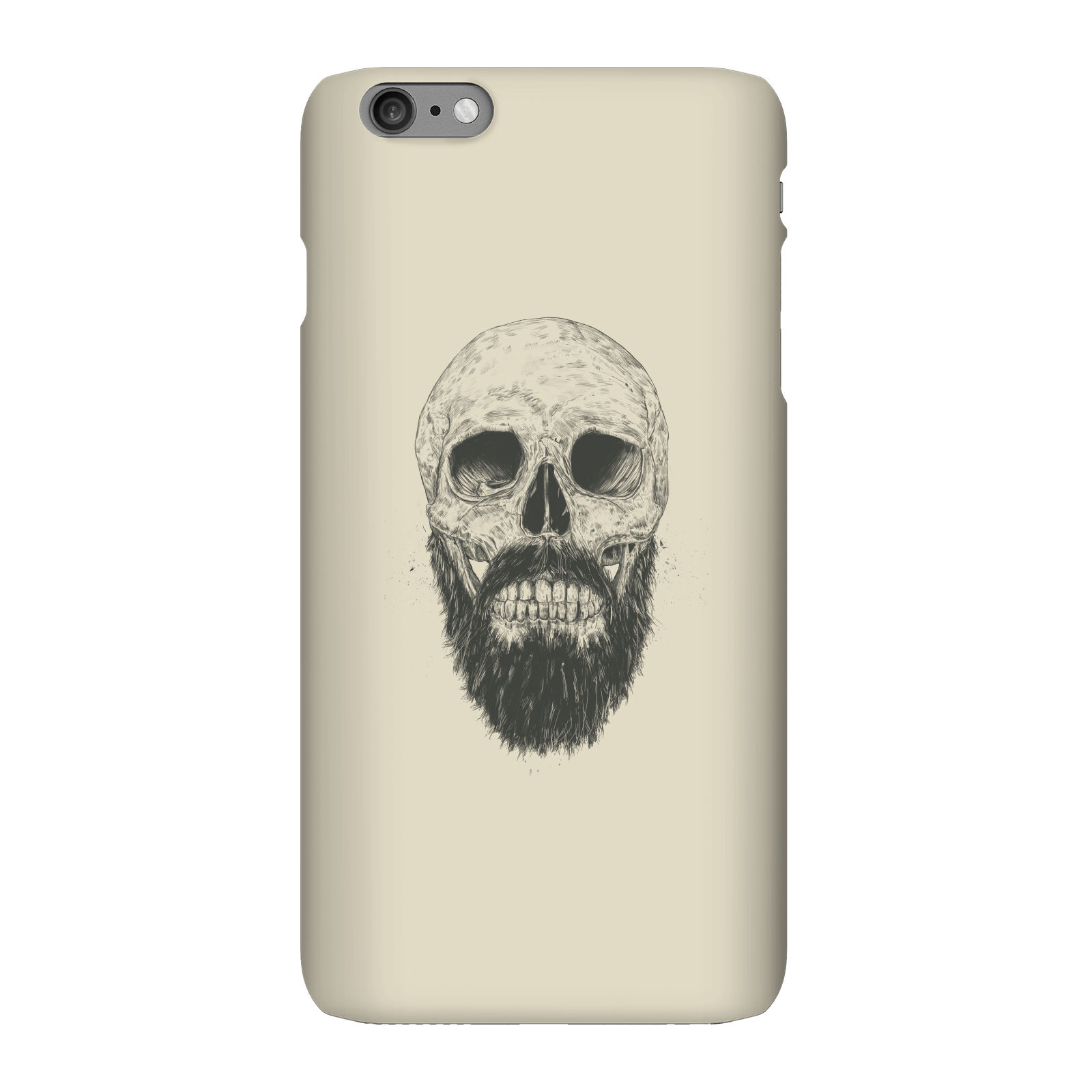 Balazs Solti Bearded Skull Phone Case for iPhone and Android - iPhone 6 Plus - Snap Case - Gloss