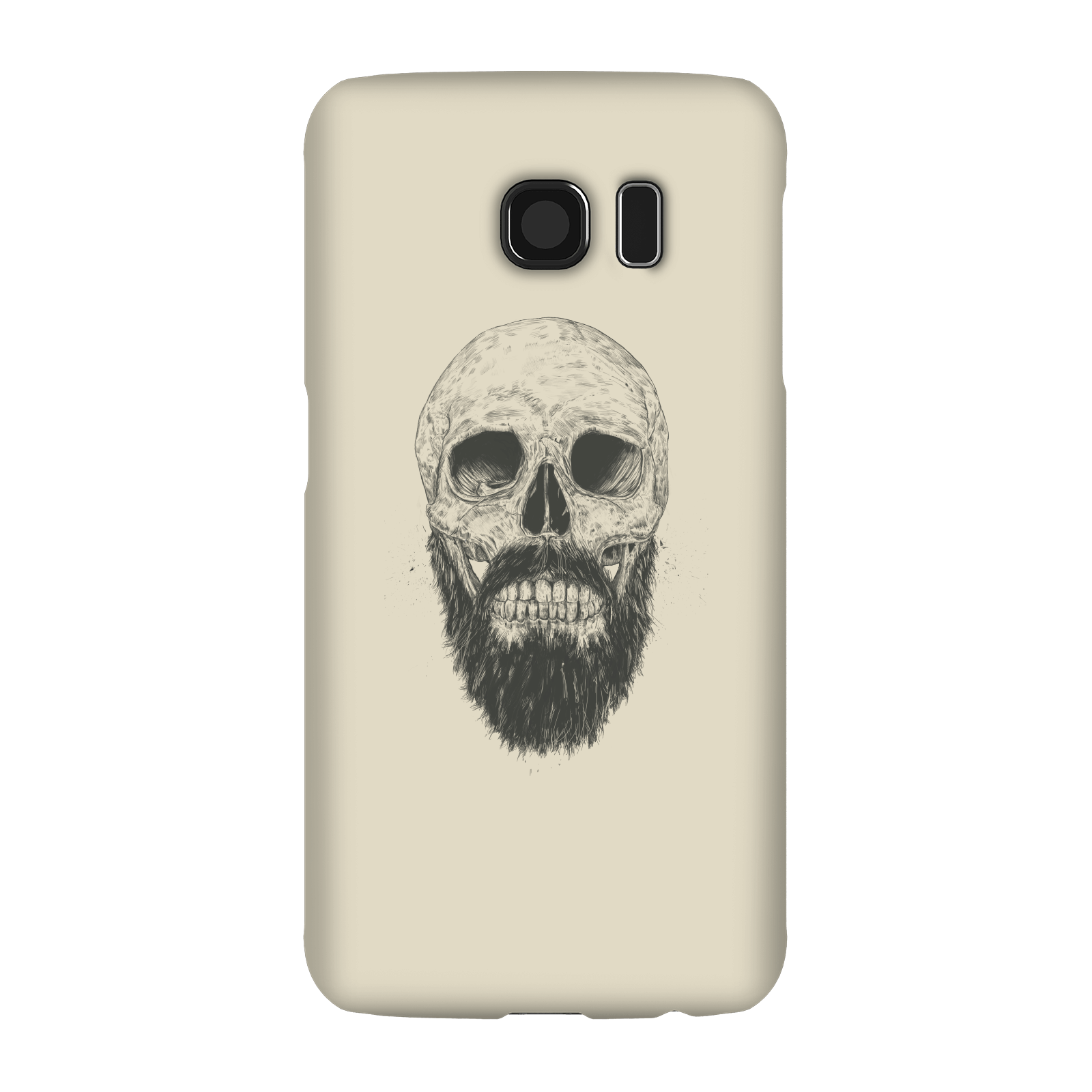 Balazs Solti Bearded Skull Phone Case for iPhone and Android - Samsung S6 - Snap Case - Gloss