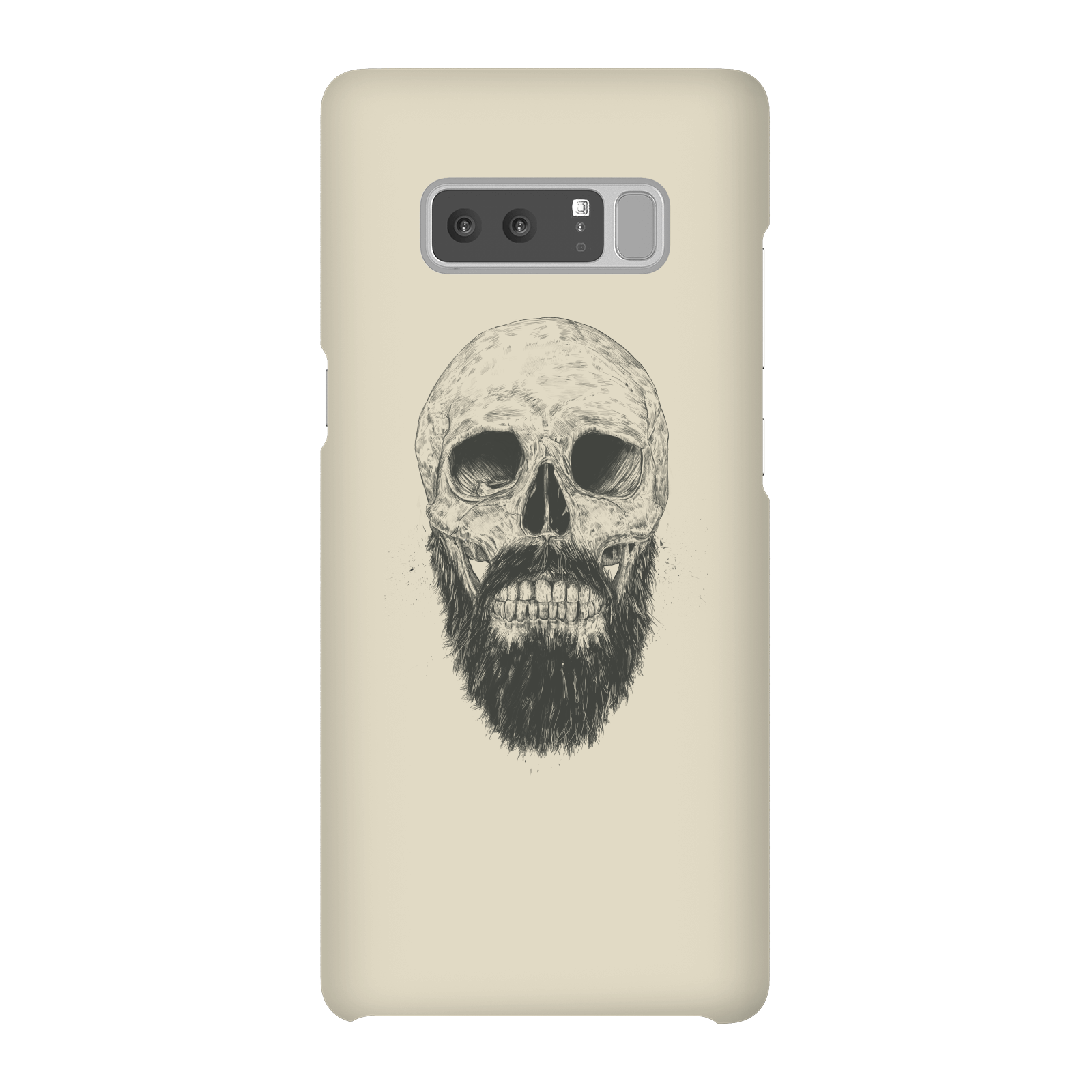 Balazs Solti Bearded Skull Phone Case for iPhone and Android - Samsung Note 8 - Snap Case - Gloss