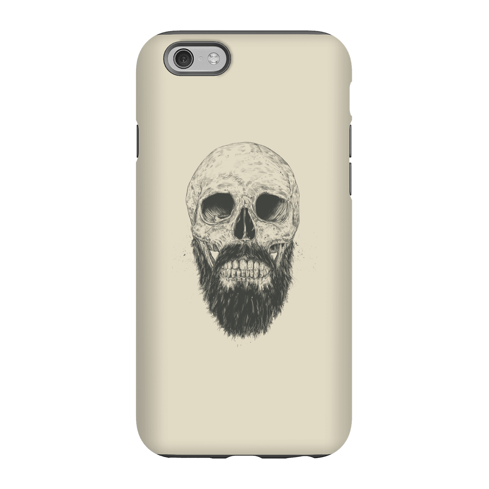 Balazs Solti Bearded Skull Phone Case for iPhone and Android - iPhone 6S - Tough Case - Gloss