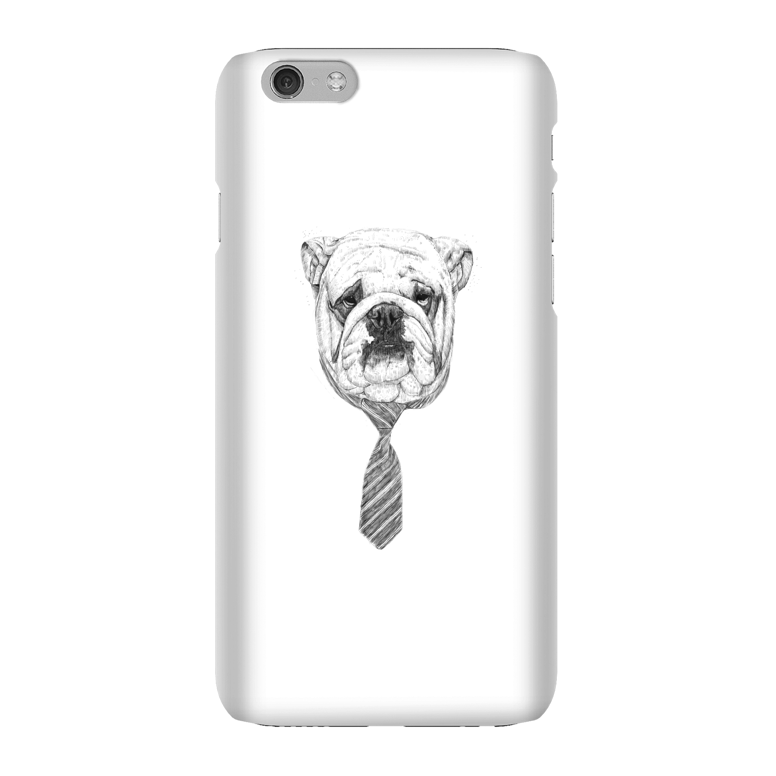 Balazs Solti Suited And Booted Bulldog Phone Case for iPhone and Android - iPhone 6 - Snap Case - Matte
