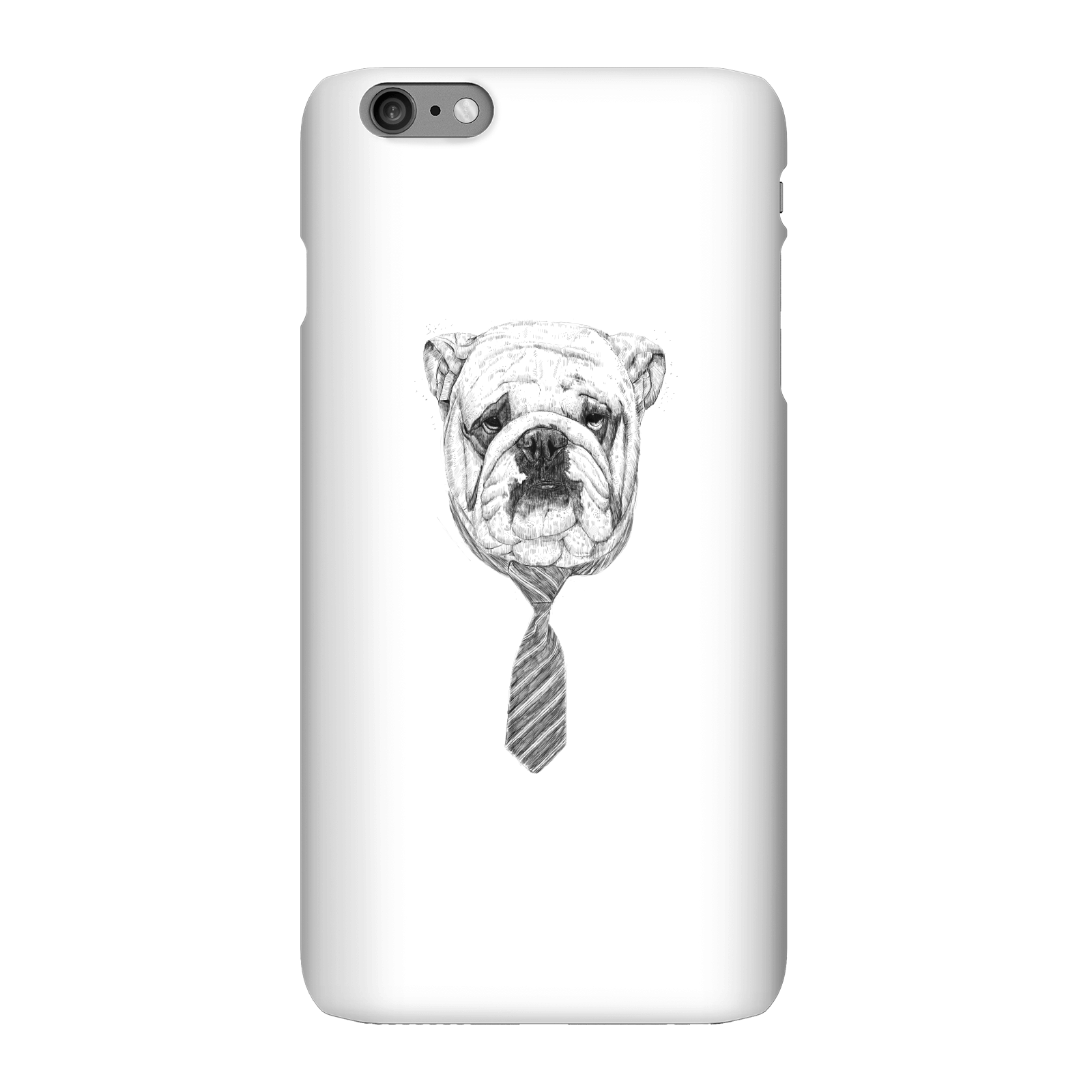 Balazs Solti Suited And Booted Bulldog Phone Case for iPhone and Android - iPhone 6 Plus - Snap Case - Matte