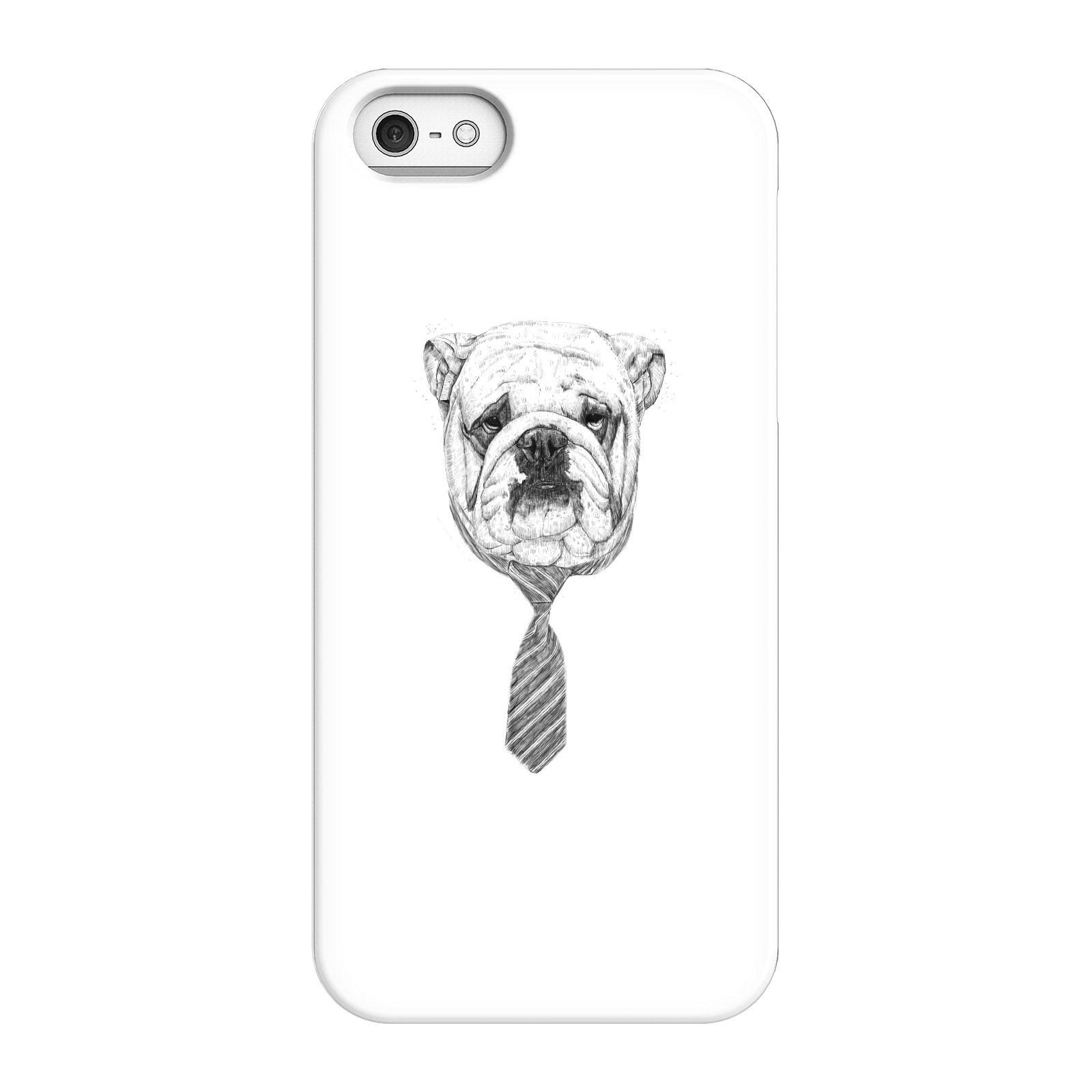 Balazs Solti Suited And Booted Bulldog Phone Case for iPhone and Android - iPhone 5/5s - Snap Case - Gloss