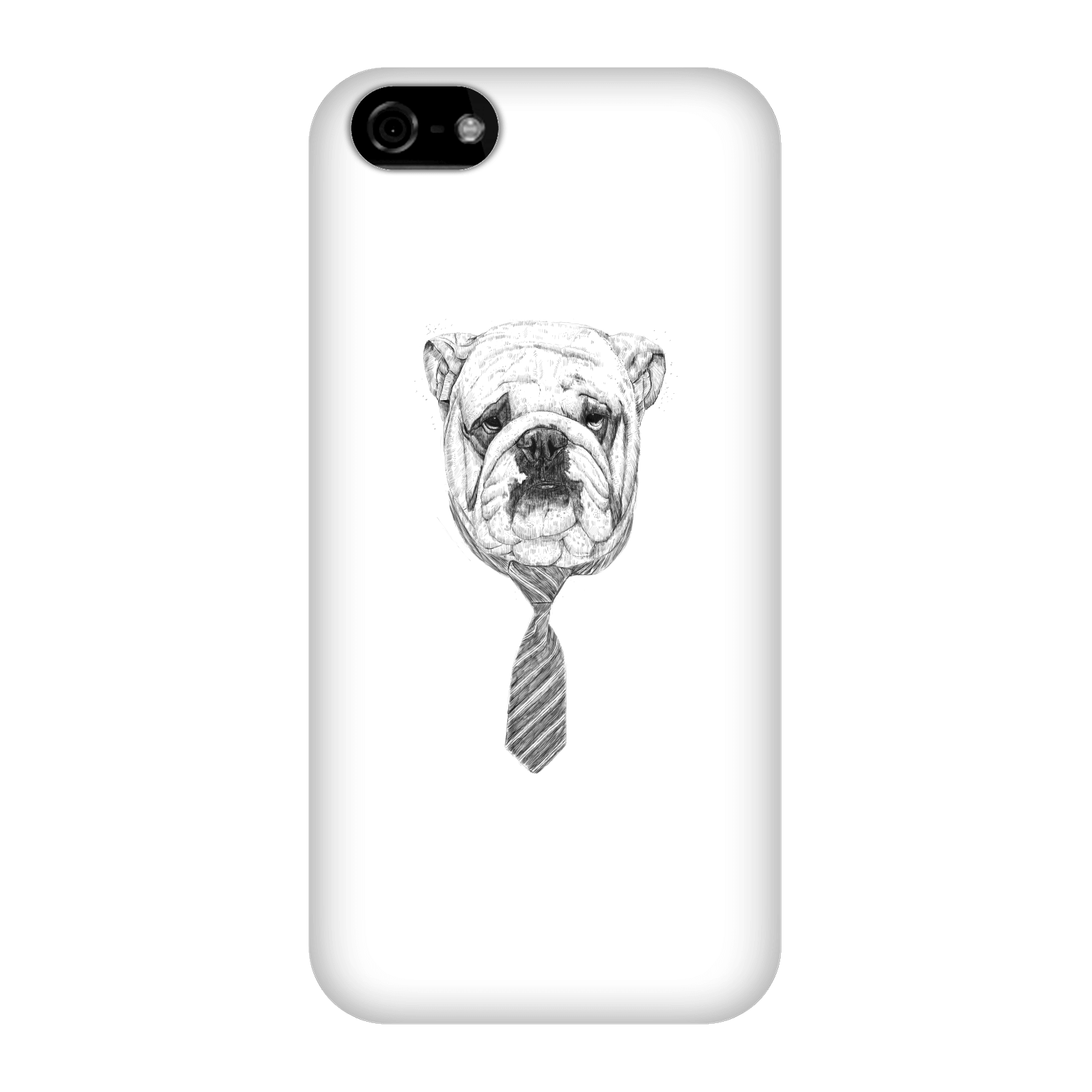 Balazs Solti Suited And Booted Bulldog Phone Case for iPhone and Android - iPhone 5C - Snap Case - Gloss