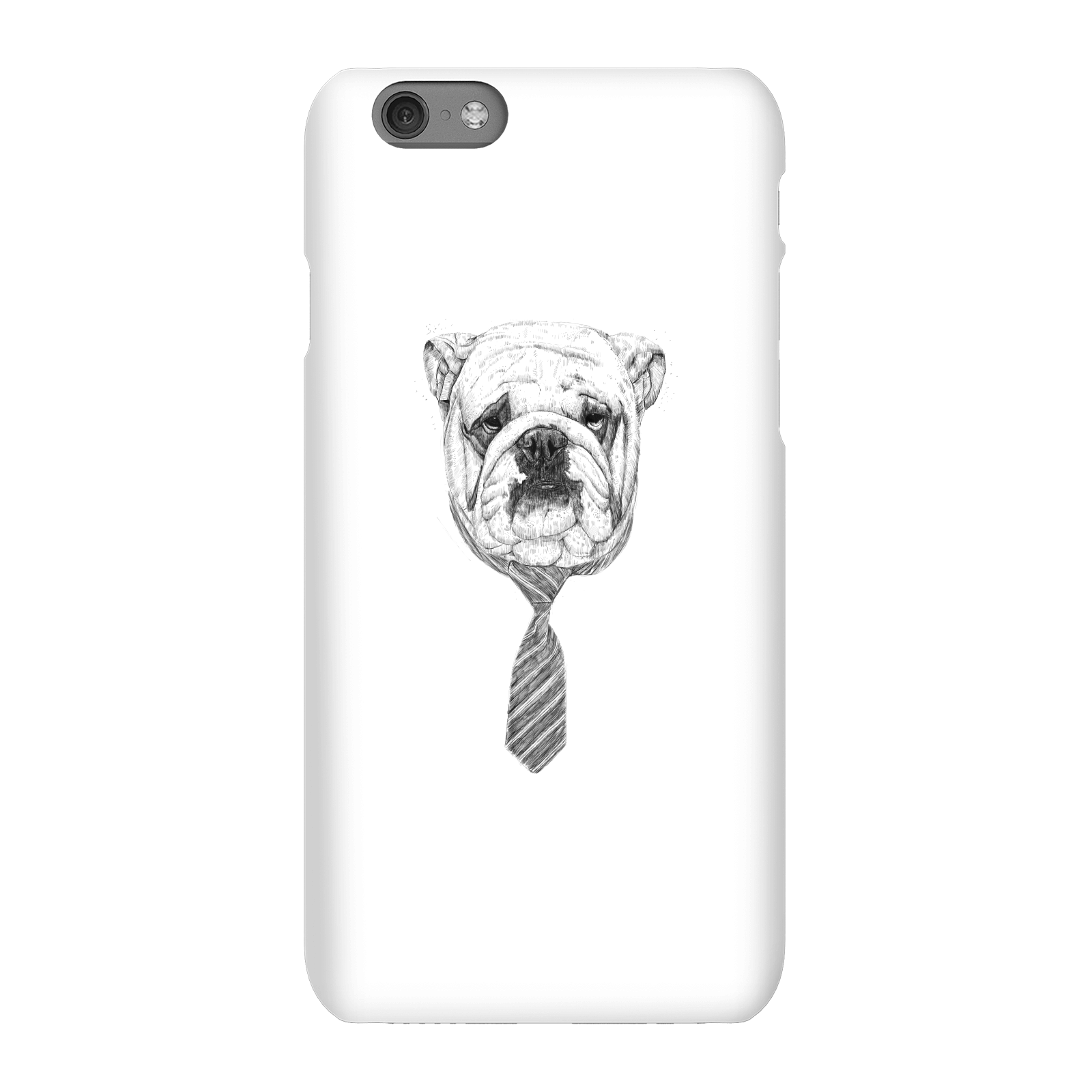 Balazs Solti Suited And Booted Bulldog Phone Case for iPhone and Android - iPhone 6S - Snap Case - Gloss