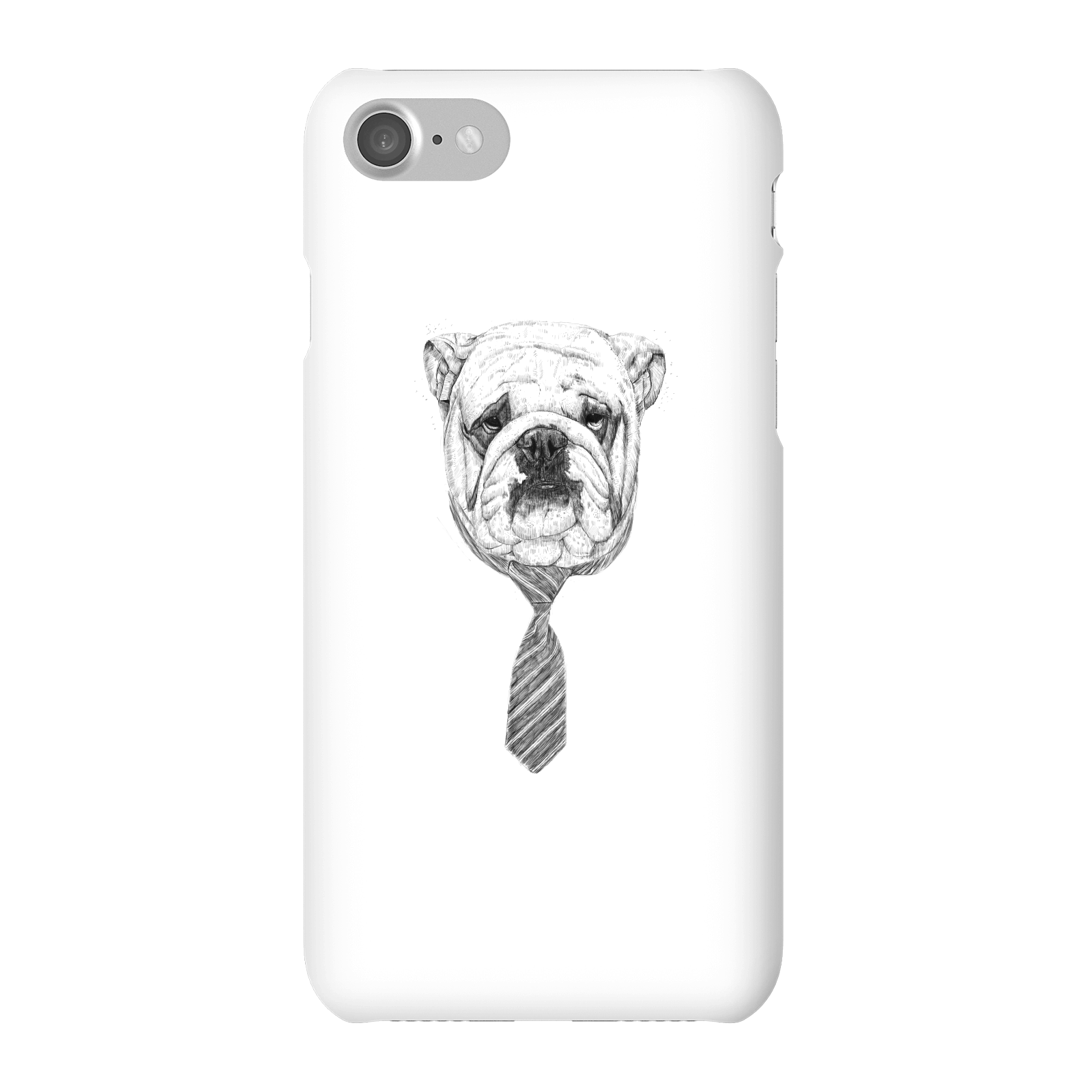 Balazs Solti Suited And Booted Bulldog Phone Case for iPhone and Android - iPhone 7 - Snap Case - Gloss