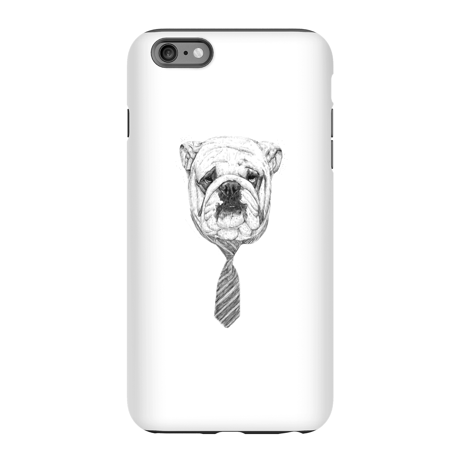 Balazs Solti Suited And Booted Bulldog Phone Case for iPhone and Android - iPhone 6 Plus - Tough Case - Gloss