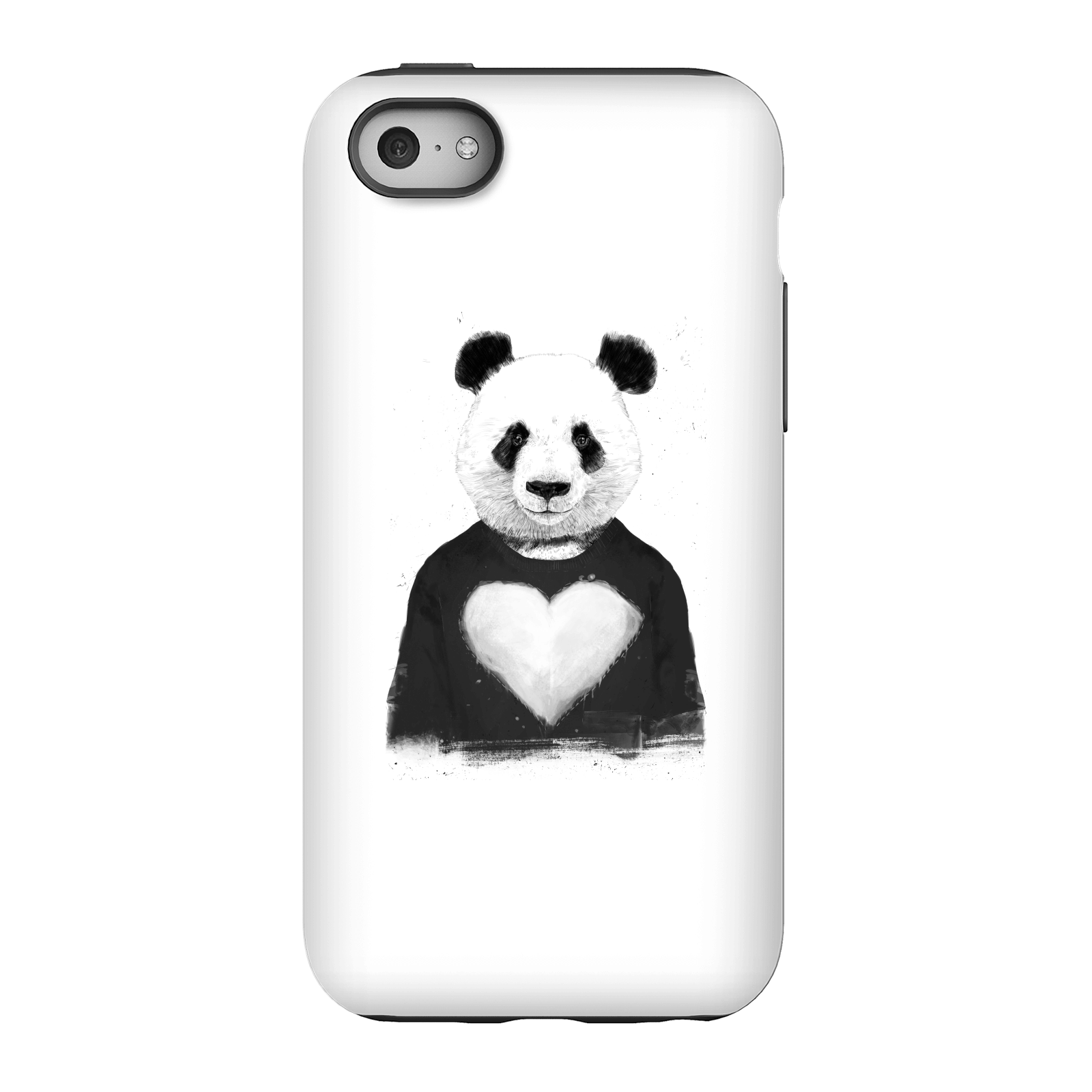 Balazs Solti Panda Love Phone Case for iPhone and Android - iPhone 5C - Tough Case - Matte