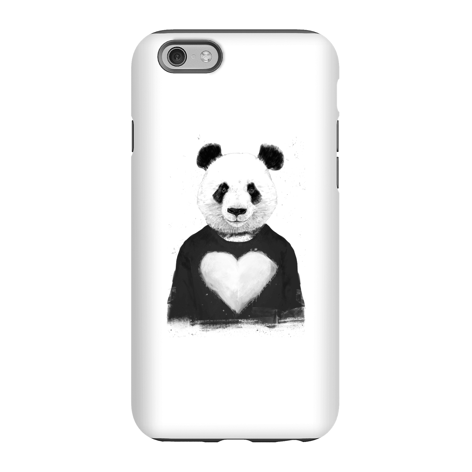 Balazs Solti Panda Love Phone Case for iPhone and Android - iPhone 6 - Tough Case - Matte