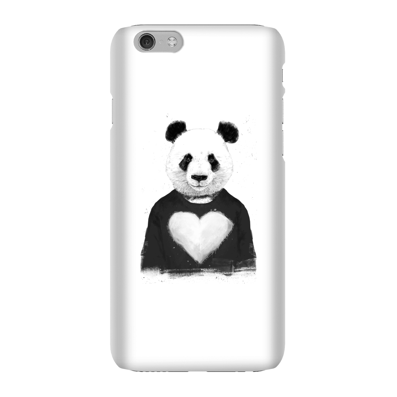 Balazs Solti Panda Love Phone Case for iPhone and Android - iPhone 6 - Snap Case - Gloss