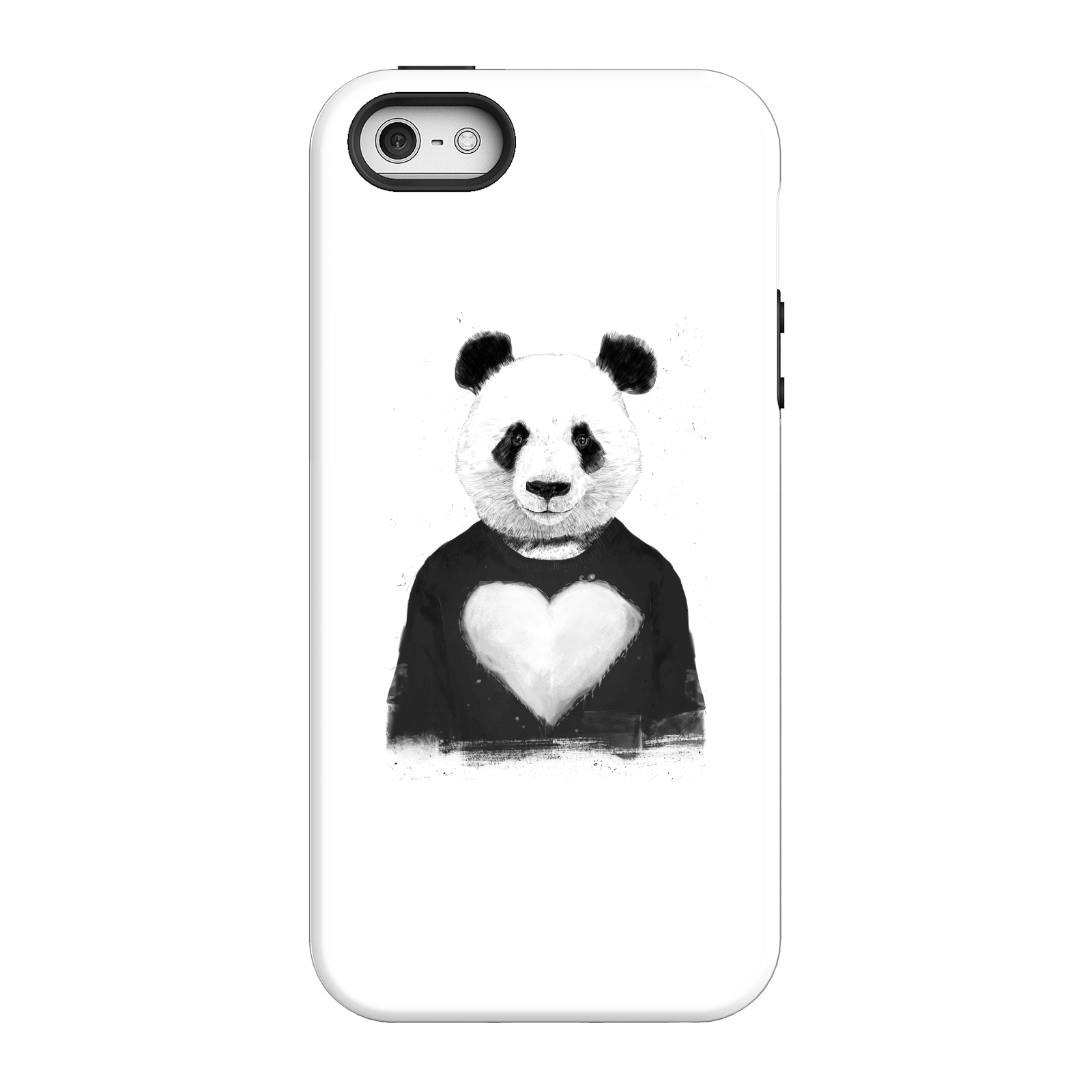 Balazs Solti Panda Love Phone Case for iPhone and Android - iPhone 5/5s - Tough Case - Gloss