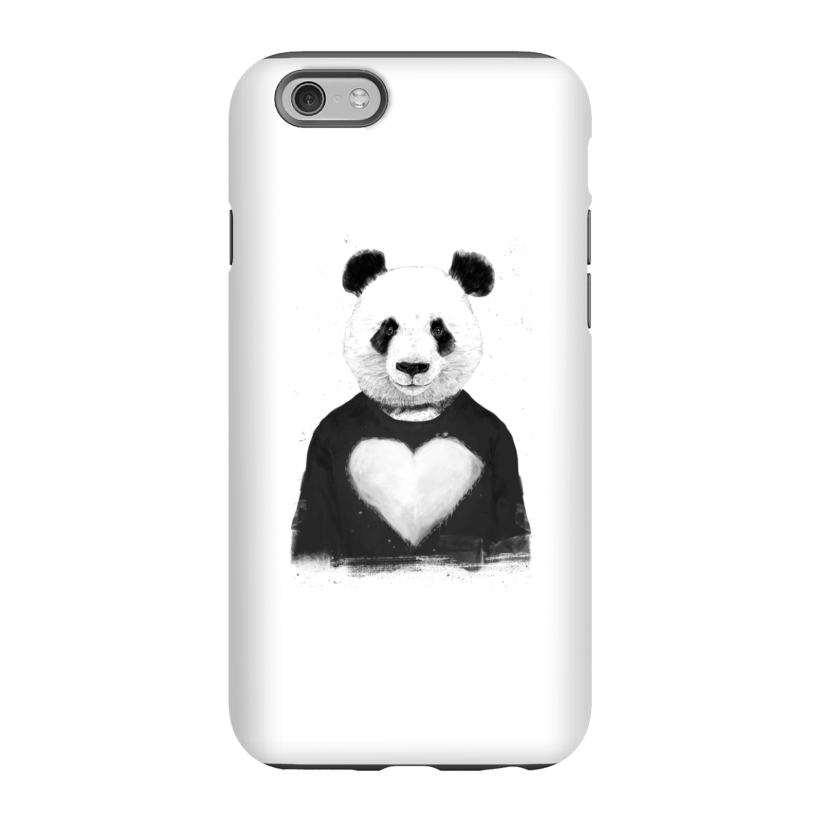 Balazs Solti Panda Love Phone Case for iPhone and Android - iPhone 6S - Tough Case - Gloss