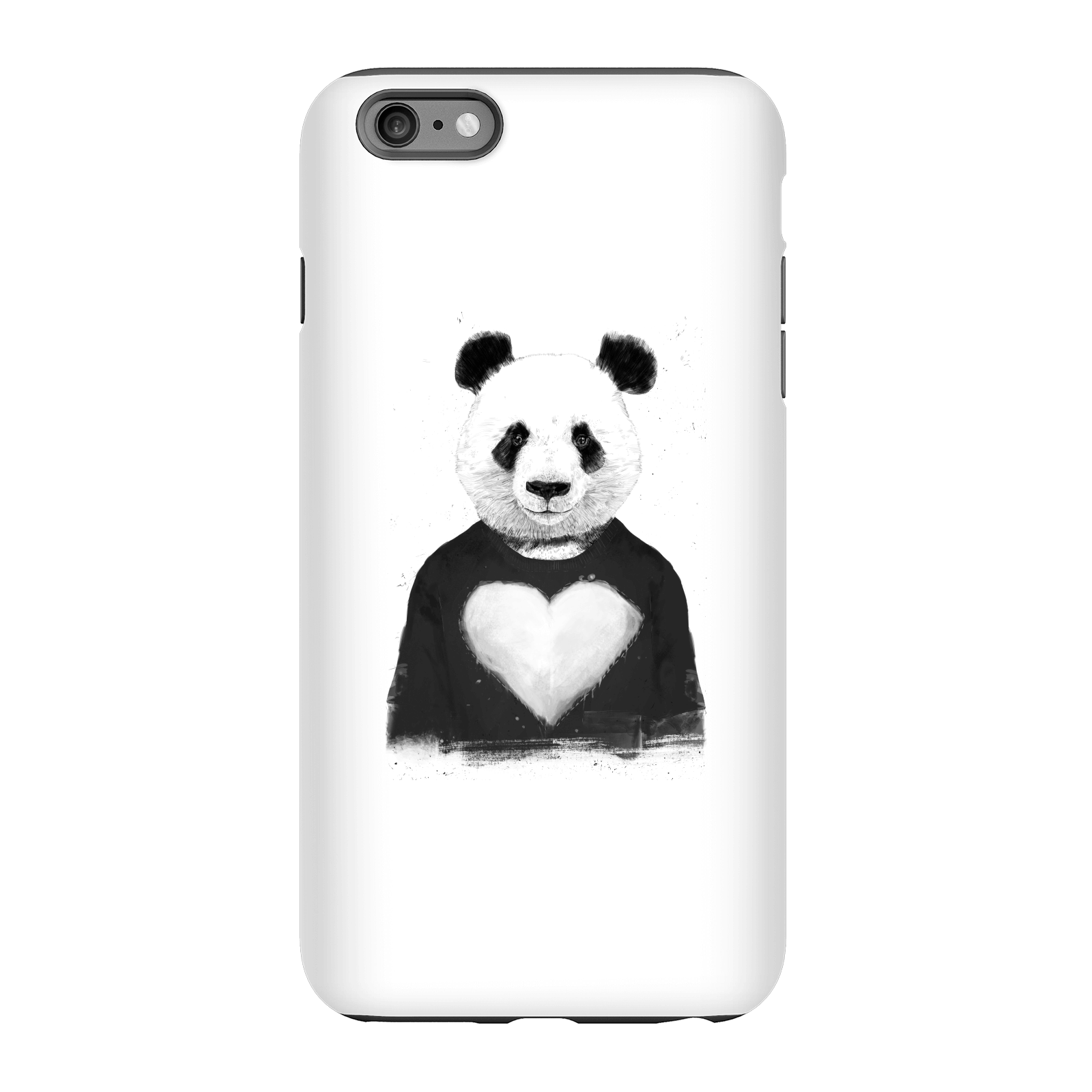 Balazs Solti Panda Love Phone Case for iPhone and Android - iPhone 6 Plus - Tough Case - Gloss