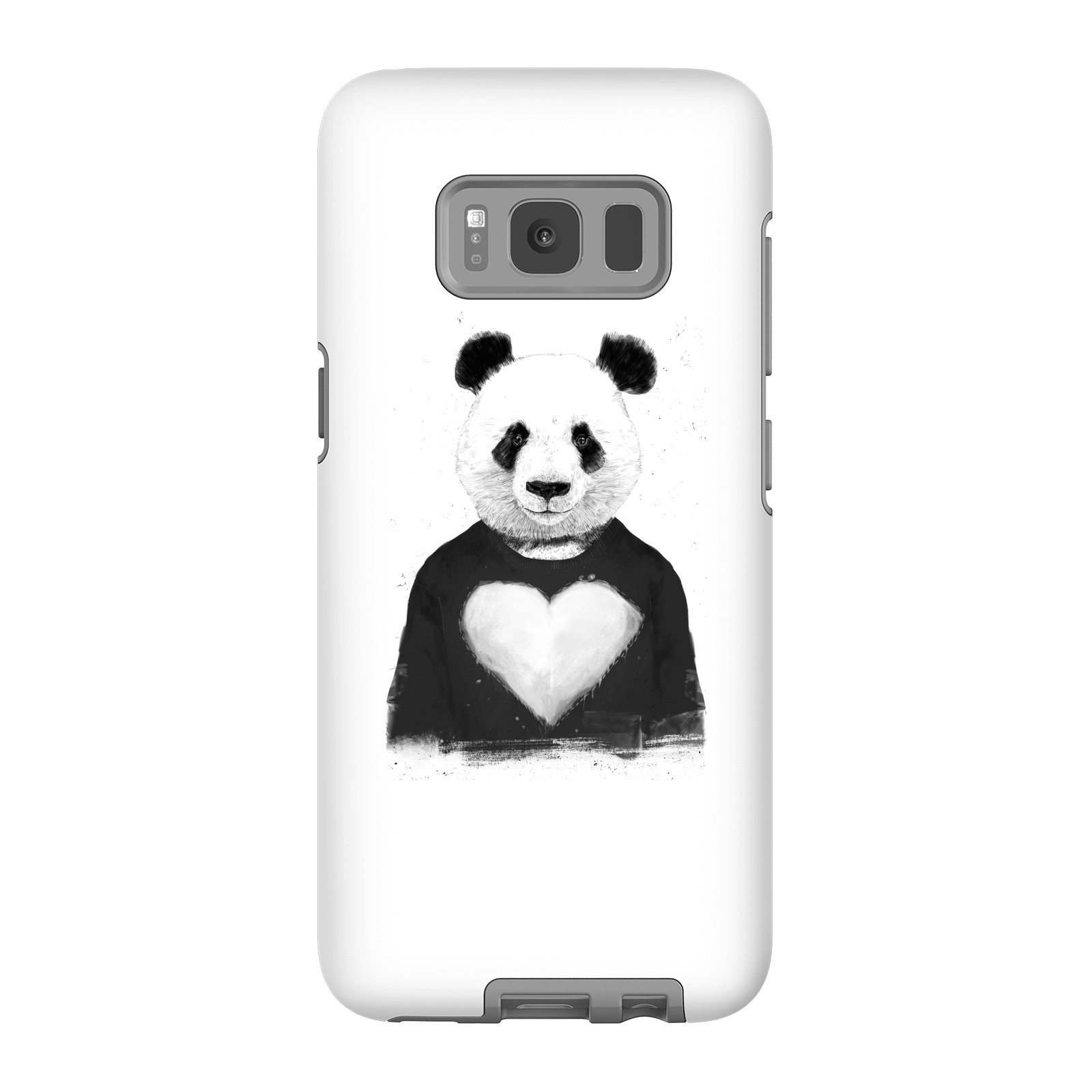 Balazs Solti Panda Love Phone Case for iPhone and Android - Samsung S8 - Tough Case - Gloss
