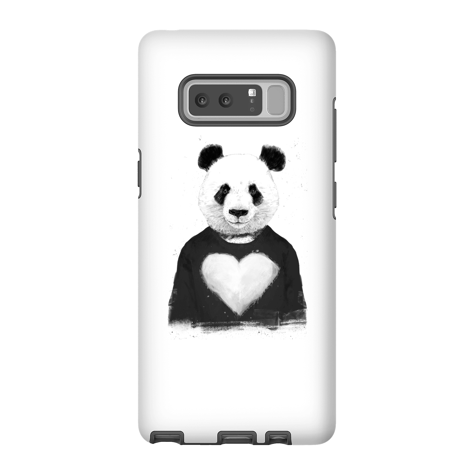 Balazs Solti Panda Love Phone Case for iPhone and Android - Samsung Note 8 - Tough Case - Gloss