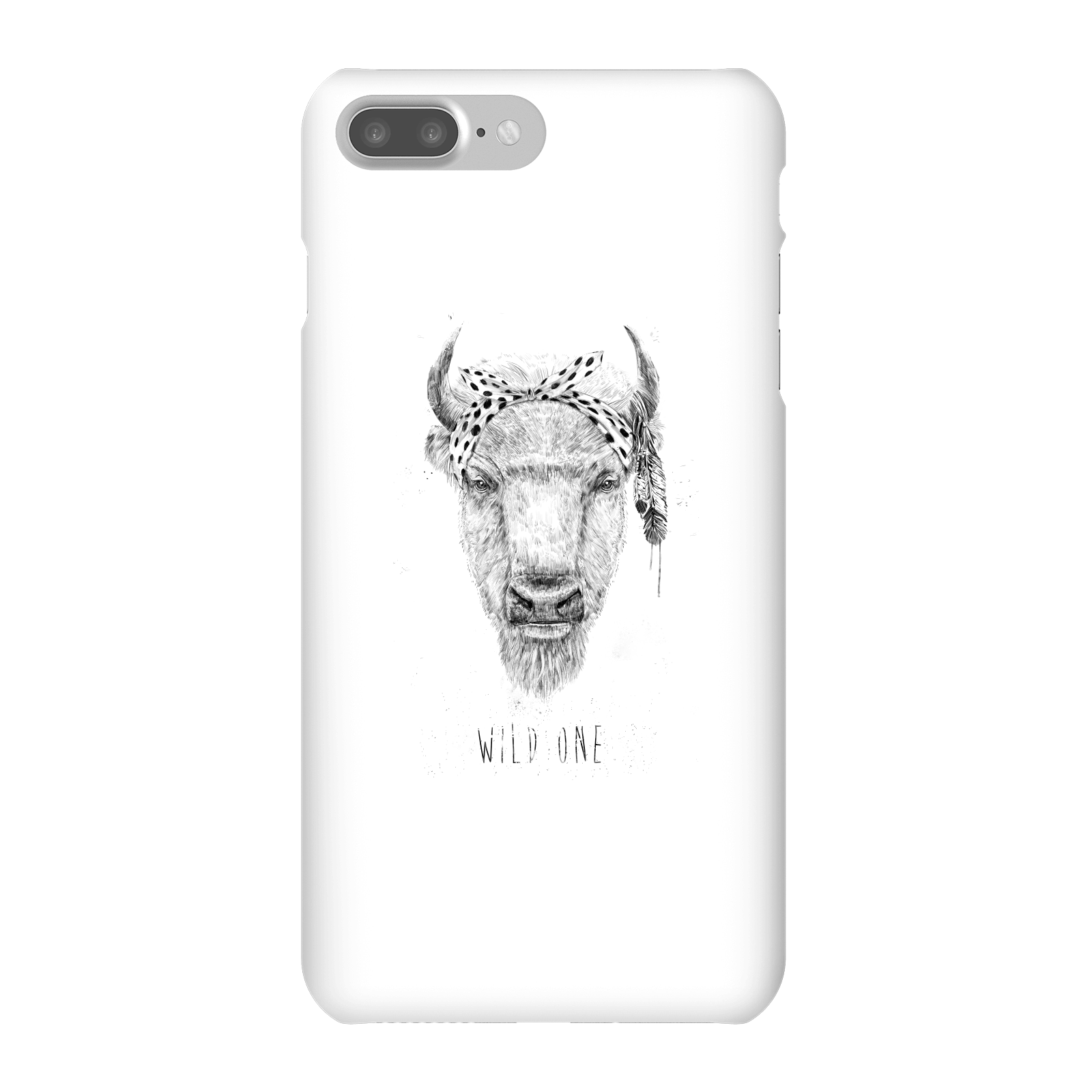 Balazs Solti Wild One Phone Case for iPhone and Android - iPhone 7 Plus - Snap Case - Matte