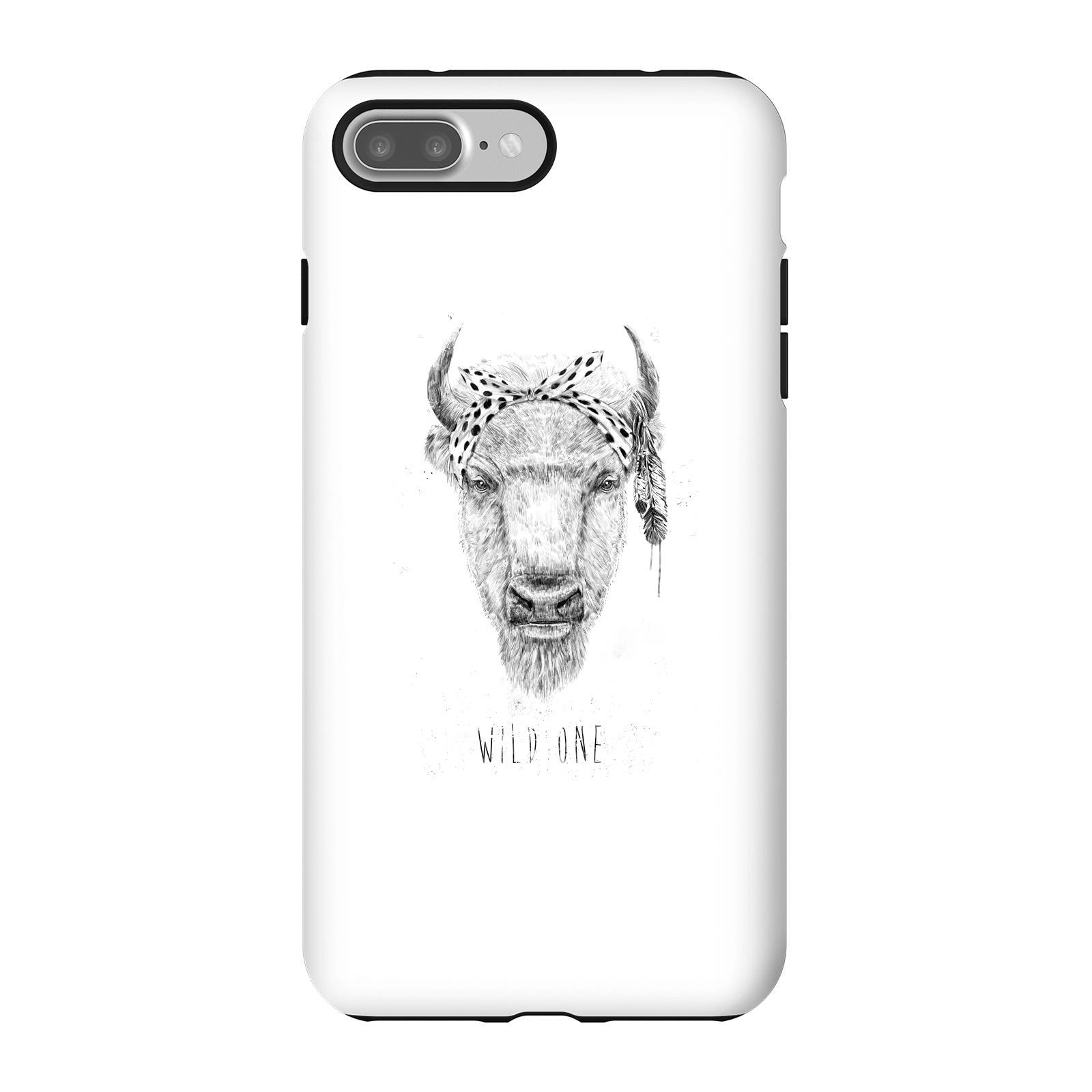 Balazs Solti Wild One Phone Case for iPhone and Android - iPhone 7 Plus - Tough Case - Matte