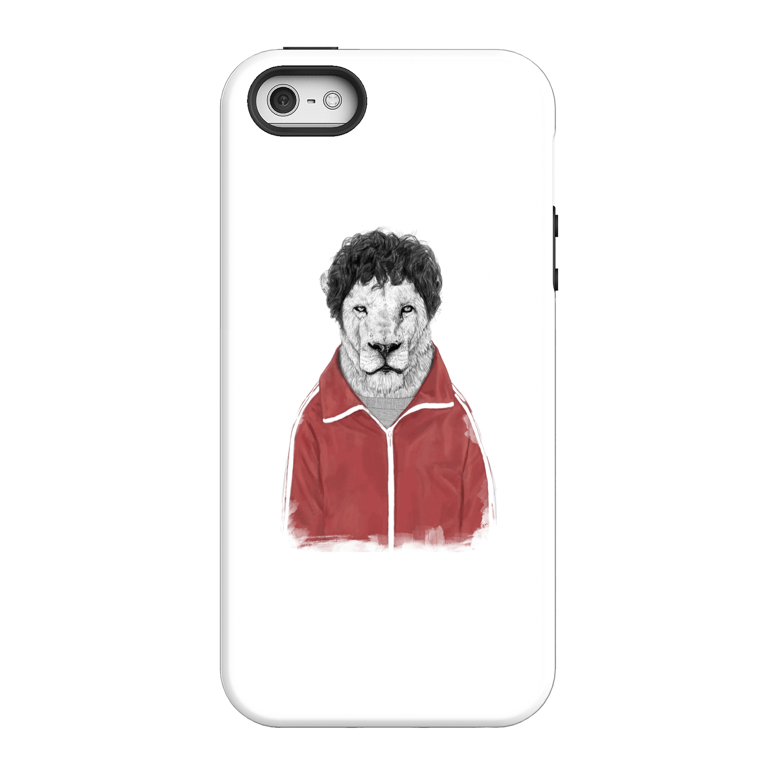 Balazs Solti Sporty Lion Phone Case for iPhone and Android - iPhone 5/5s - Tough Case - Matte