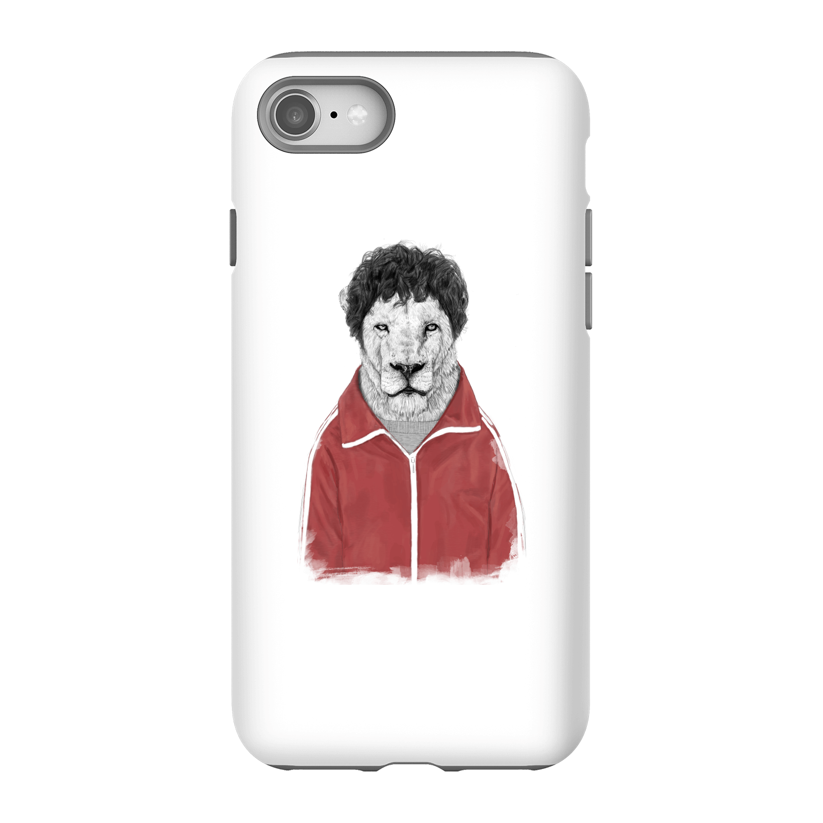 Balazs Solti Sporty Lion Phone Case for iPhone and Android - iPhone 8 - Tough Case - Matte