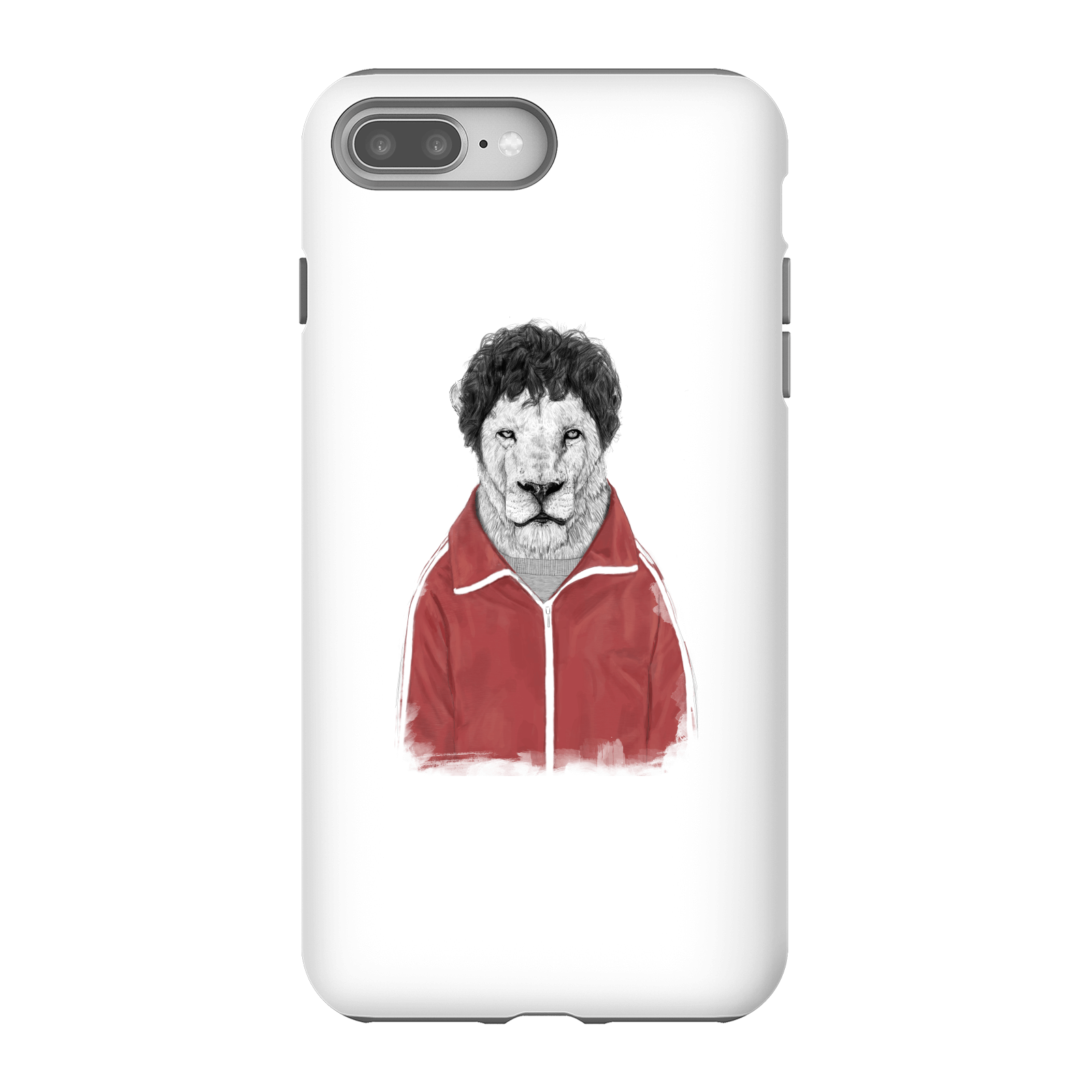 Balazs Solti Sporty Lion Phone Case for iPhone and Android - iPhone 8 Plus - Tough Case - Matte
