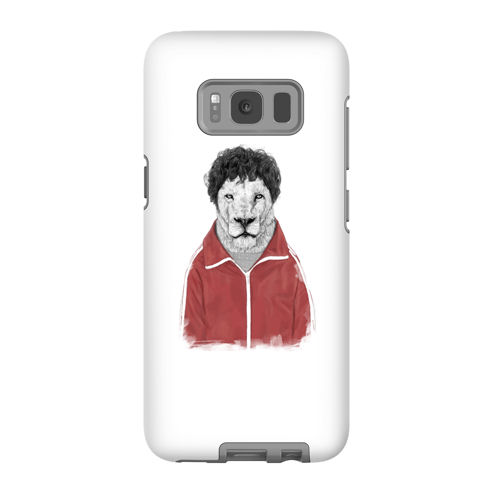 Balazs Solti Sporty Lion Phone Case for iPhone and Android - Samsung S8 - Tough Case - Matte