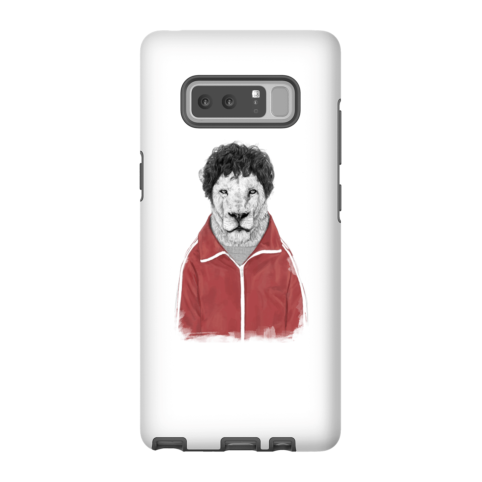 Balazs Solti Sporty Lion Phone Case for iPhone and Android - Samsung Note 8 - Tough Case - Matte