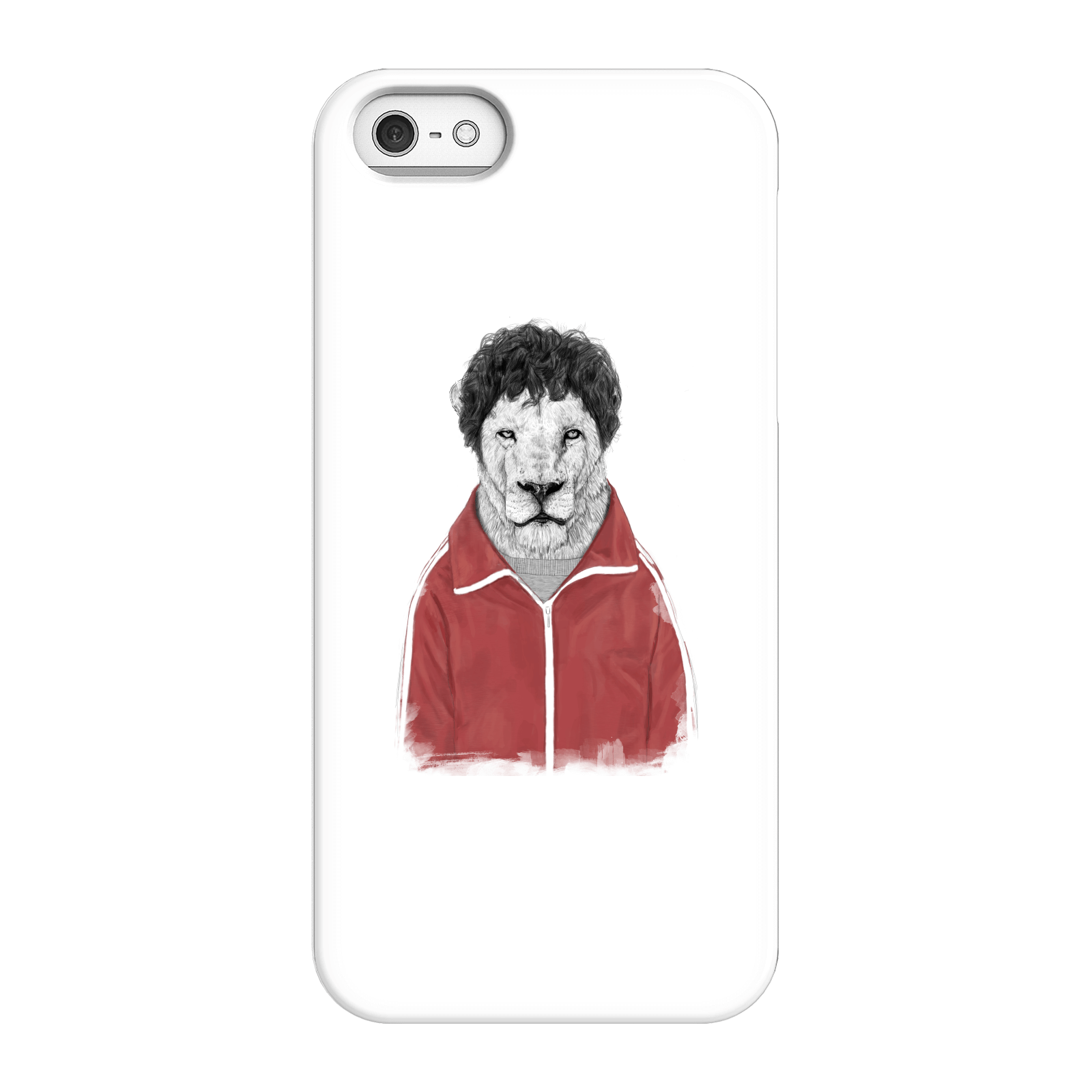 Balazs Solti Sporty Lion Phone Case for iPhone and Android - iPhone 5/5s - Snap Case - Gloss