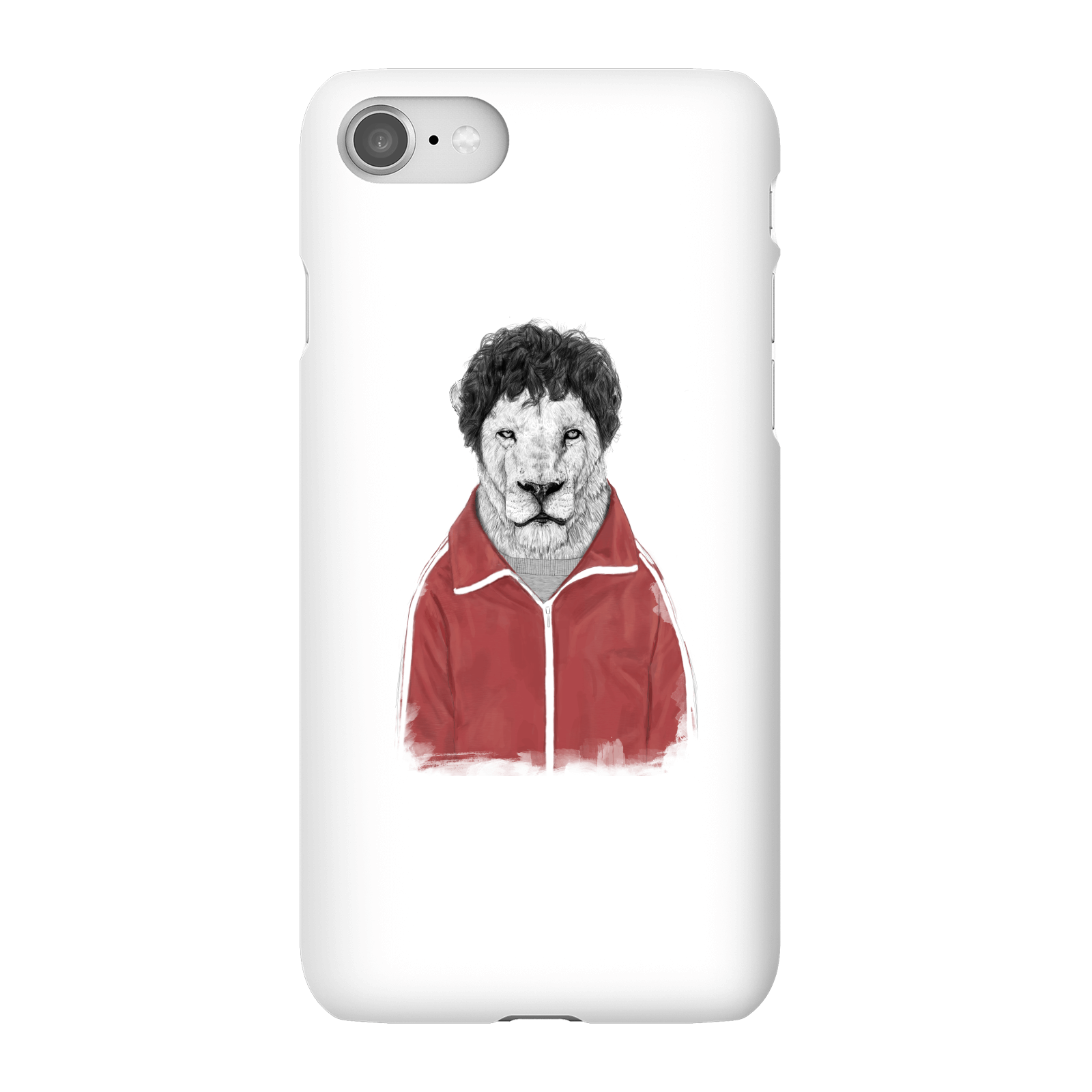 Balazs Solti Sporty Lion Phone Case for iPhone and Android - iPhone 8 - Snap Case - Gloss