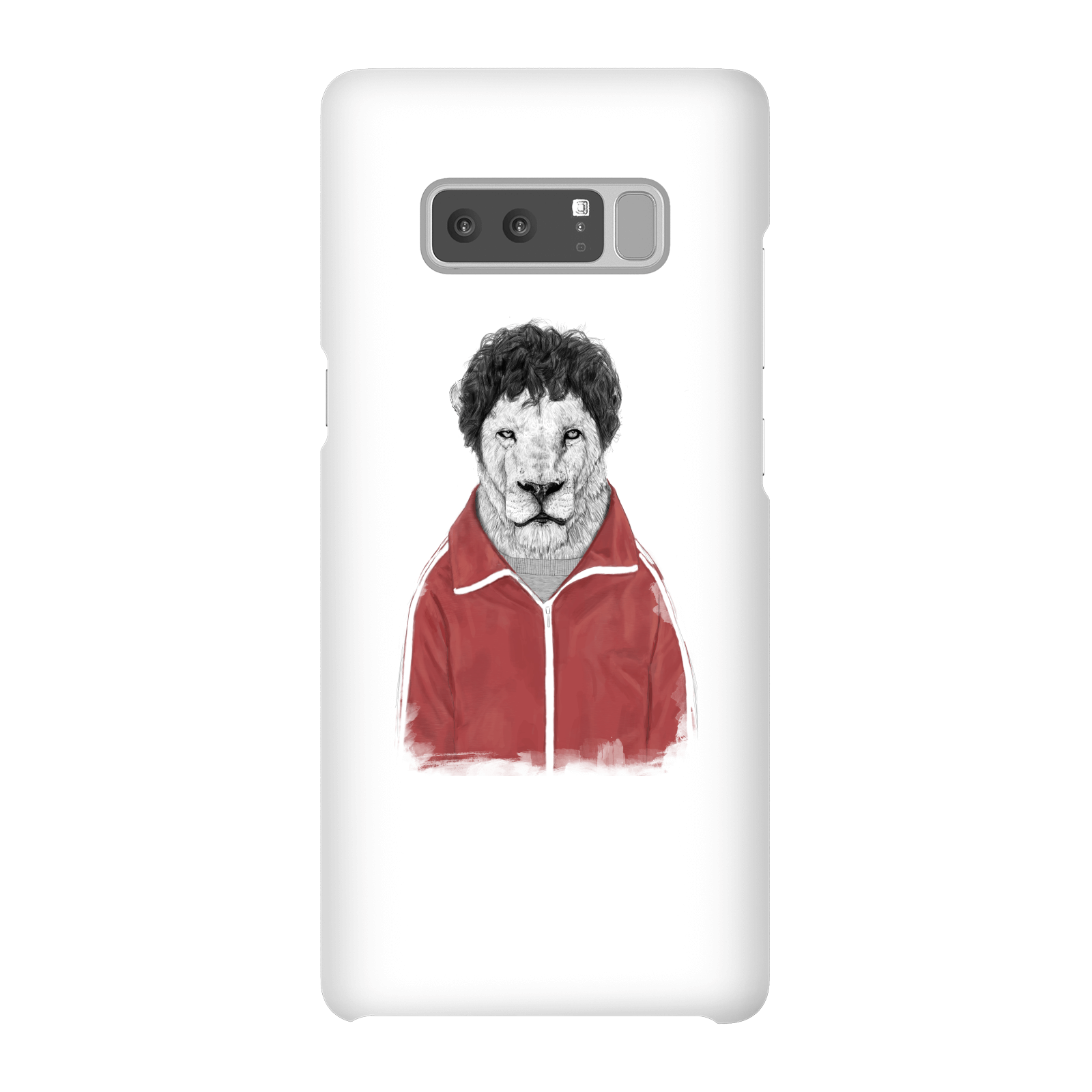Balazs Solti Sporty Lion Phone Case for iPhone and Android - Samsung Note 8 - Snap Case - Gloss