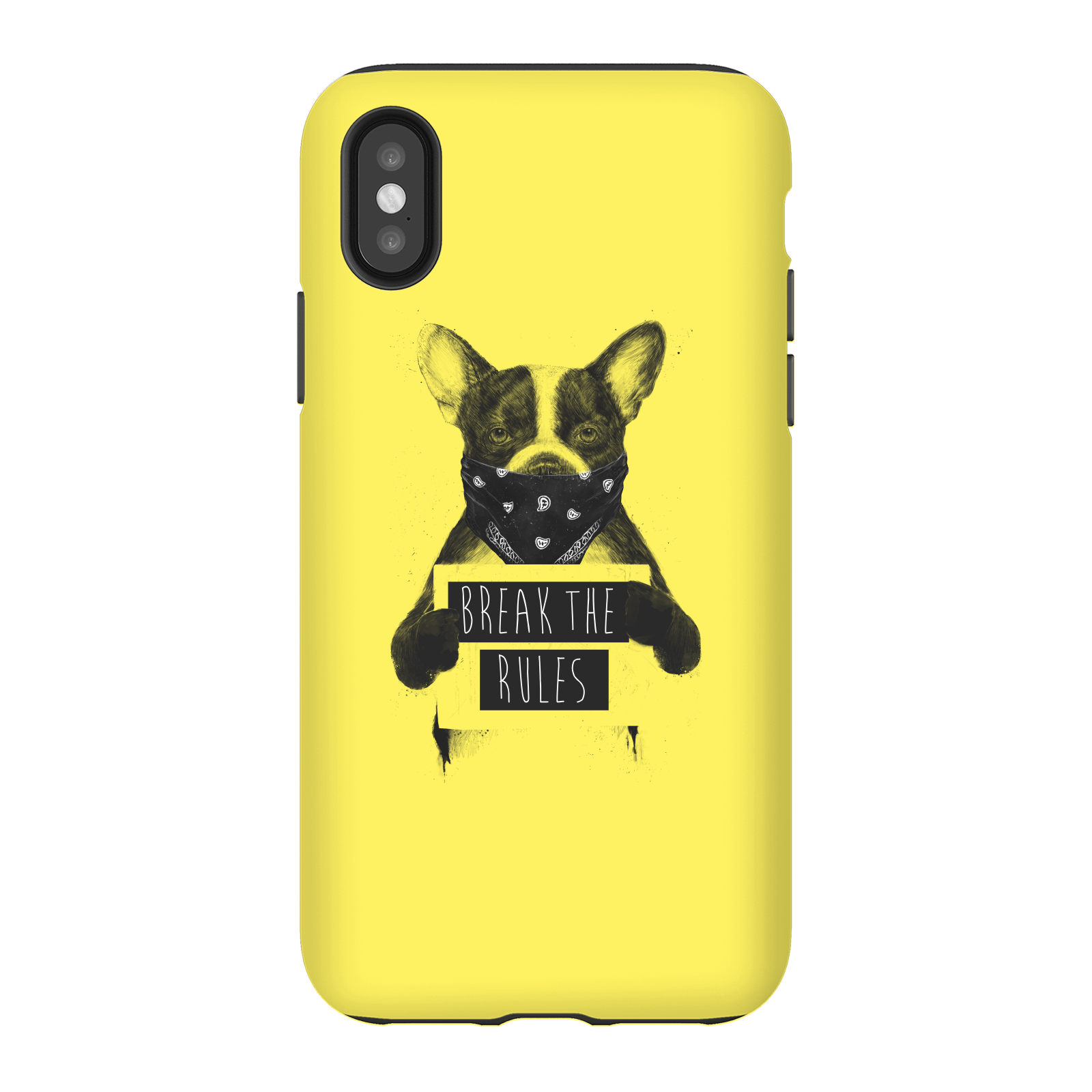 Balazs Solti Break The Rules Phone Case for iPhone and Android - iPhone X - Tough Case - Gloss