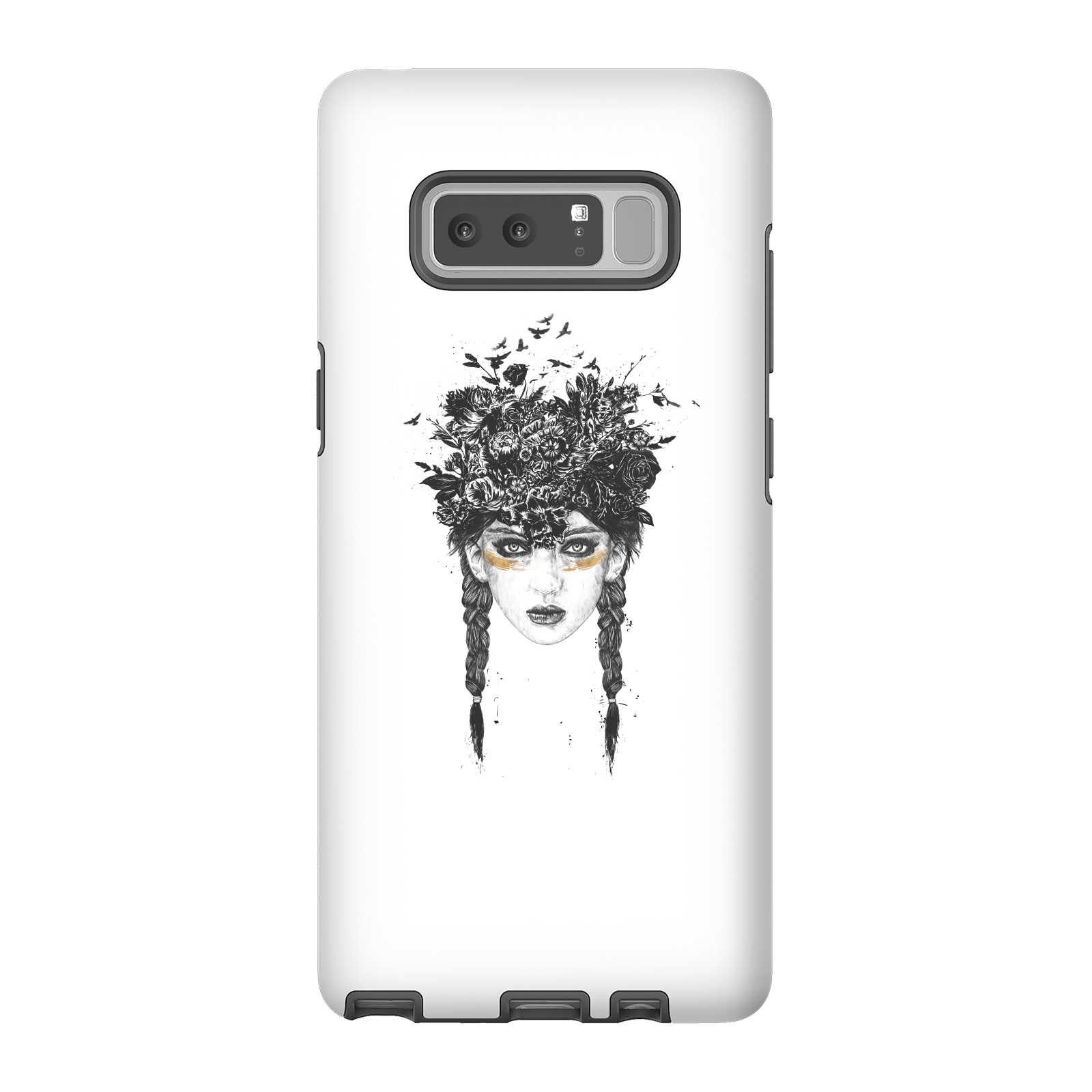 Balazs Solti Native Girl Phone Case for iPhone and Android - Samsung Note 8 - Tough Case - Matte